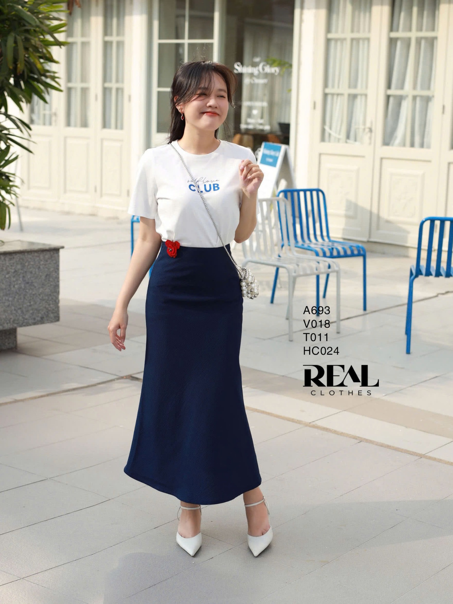 Áo thun CLUB xanh SALE - size XL