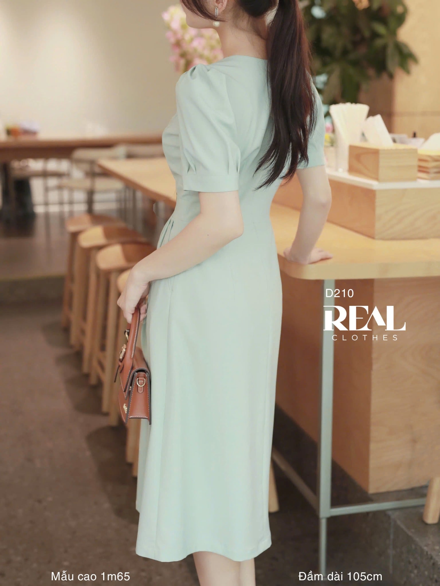 Đầm Clara xanh ngọc