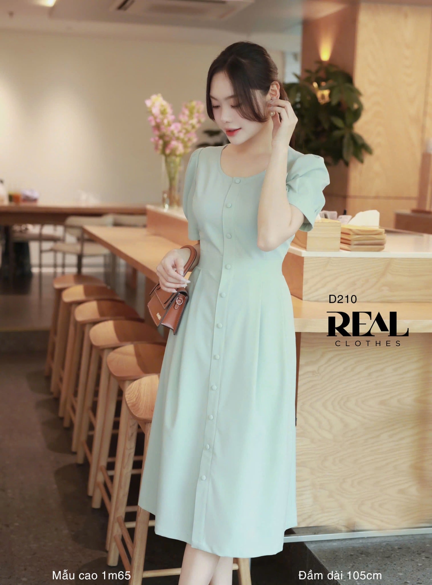 Đầm Clara xanh ngọc