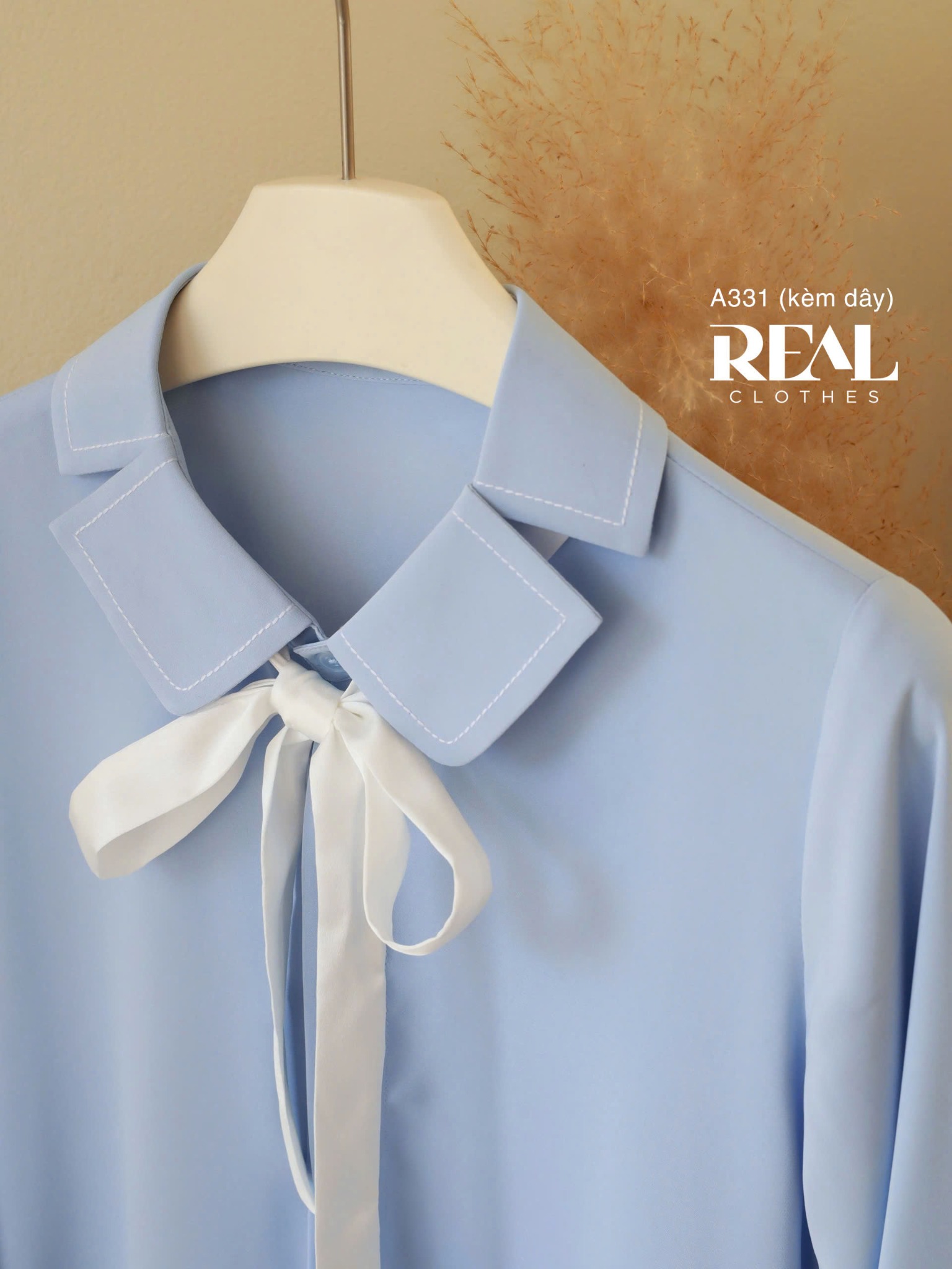 Sơ mi Hàn Quốc blue