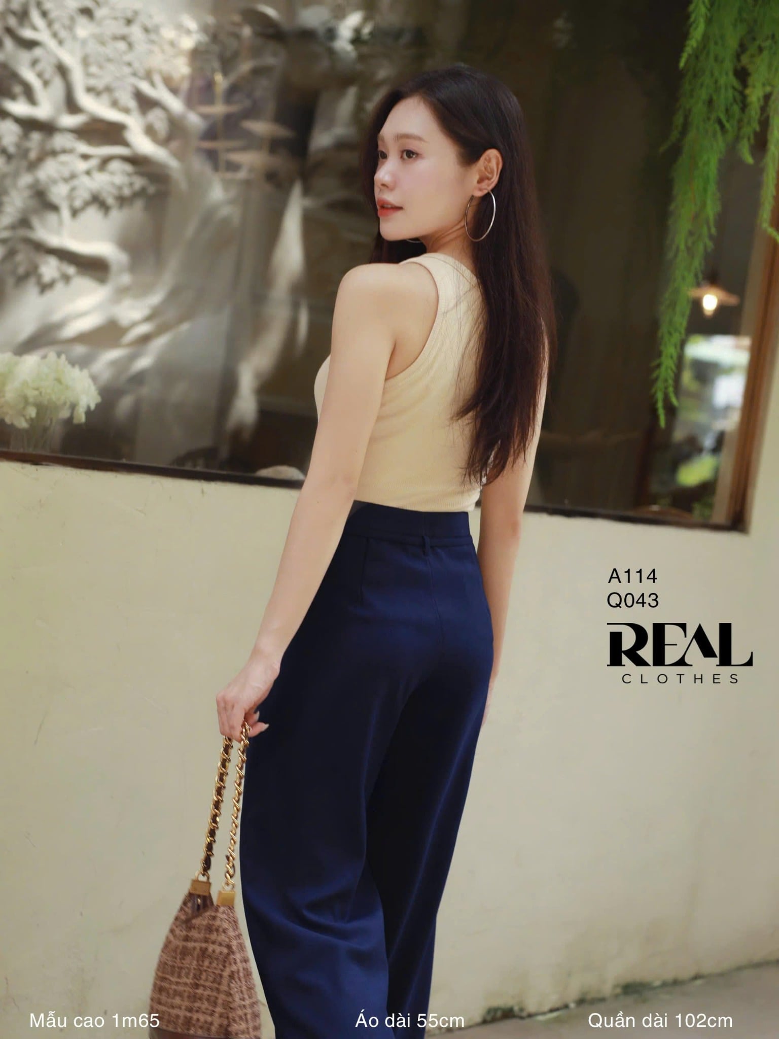 Áo tank top 3 lỗ nude SALE