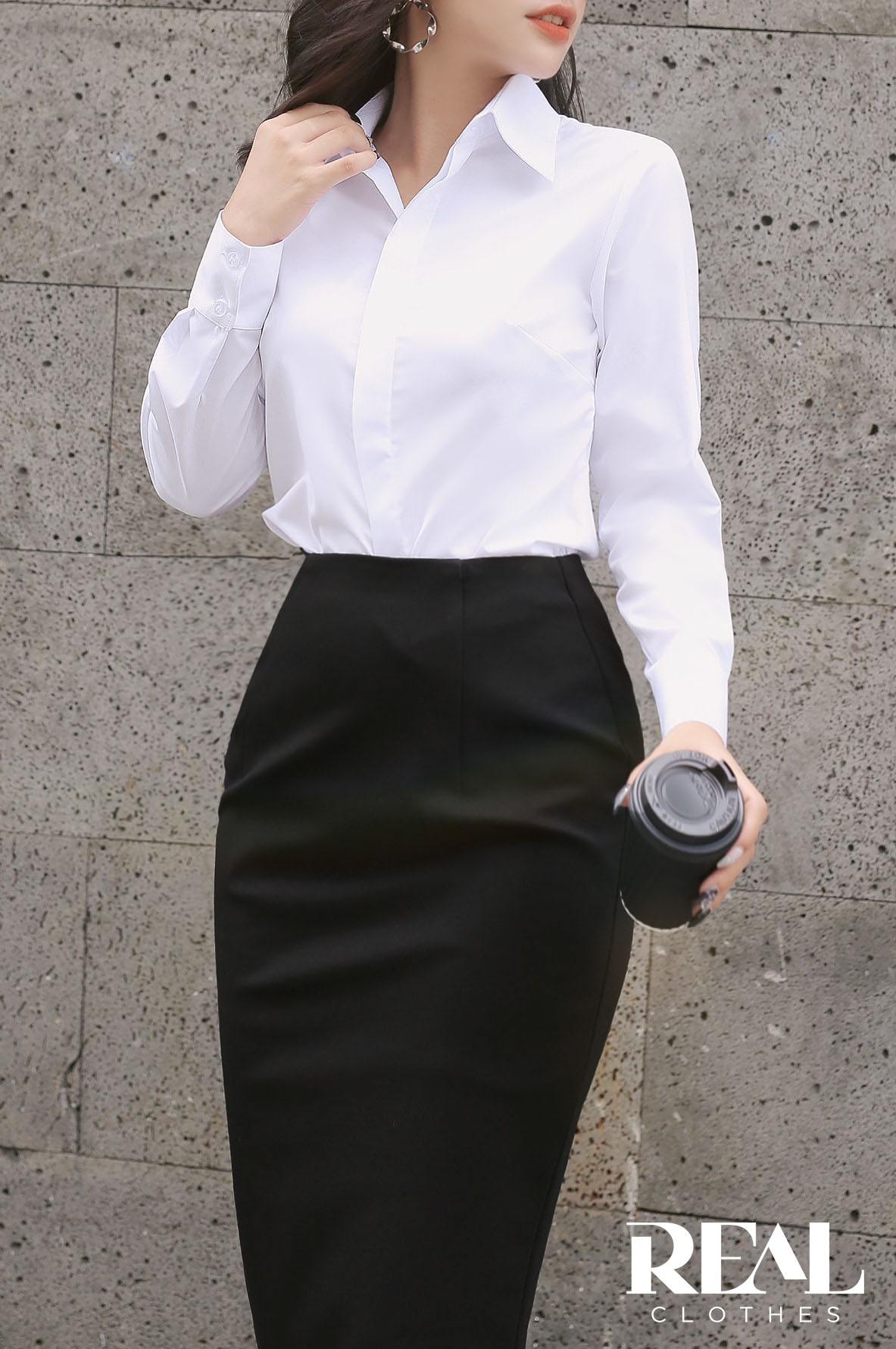 Sơ mi Office trắng