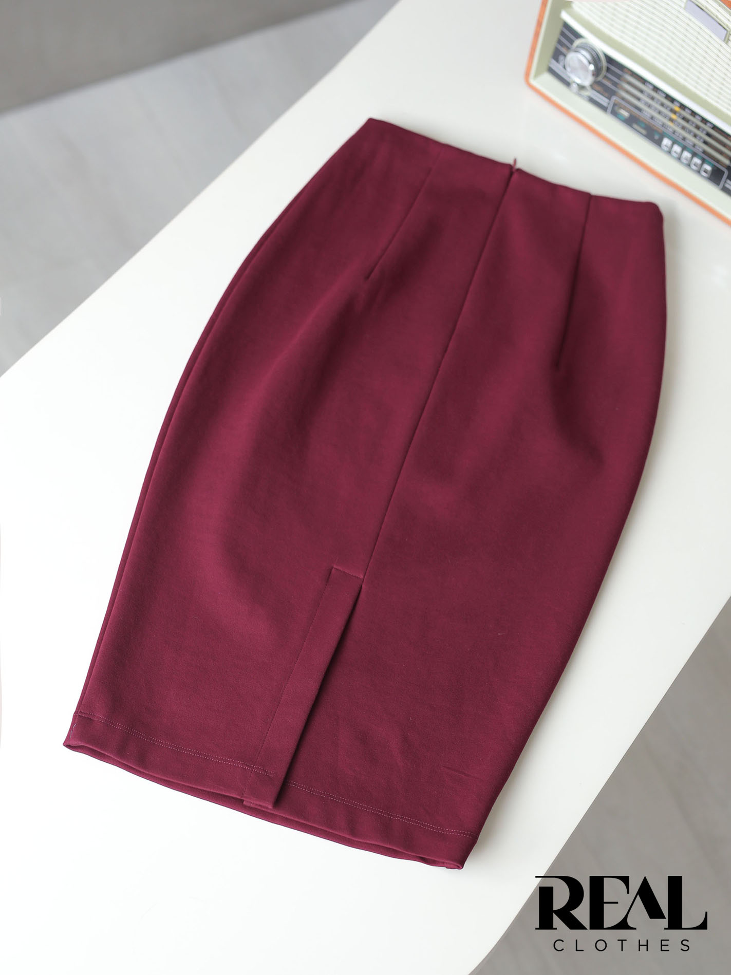 Bút chì midi thun đỏ đô SALE