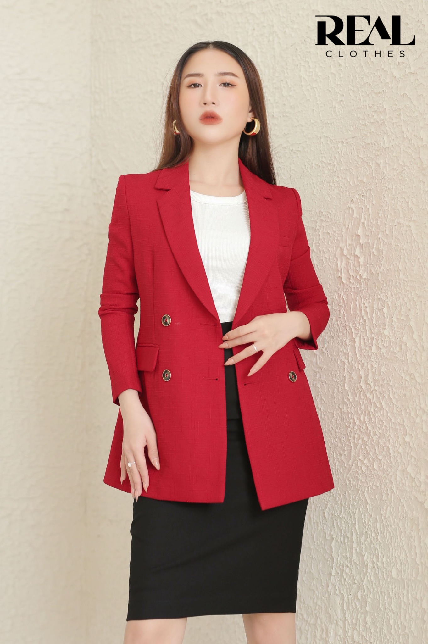 Blazer Paris đỏ SALE