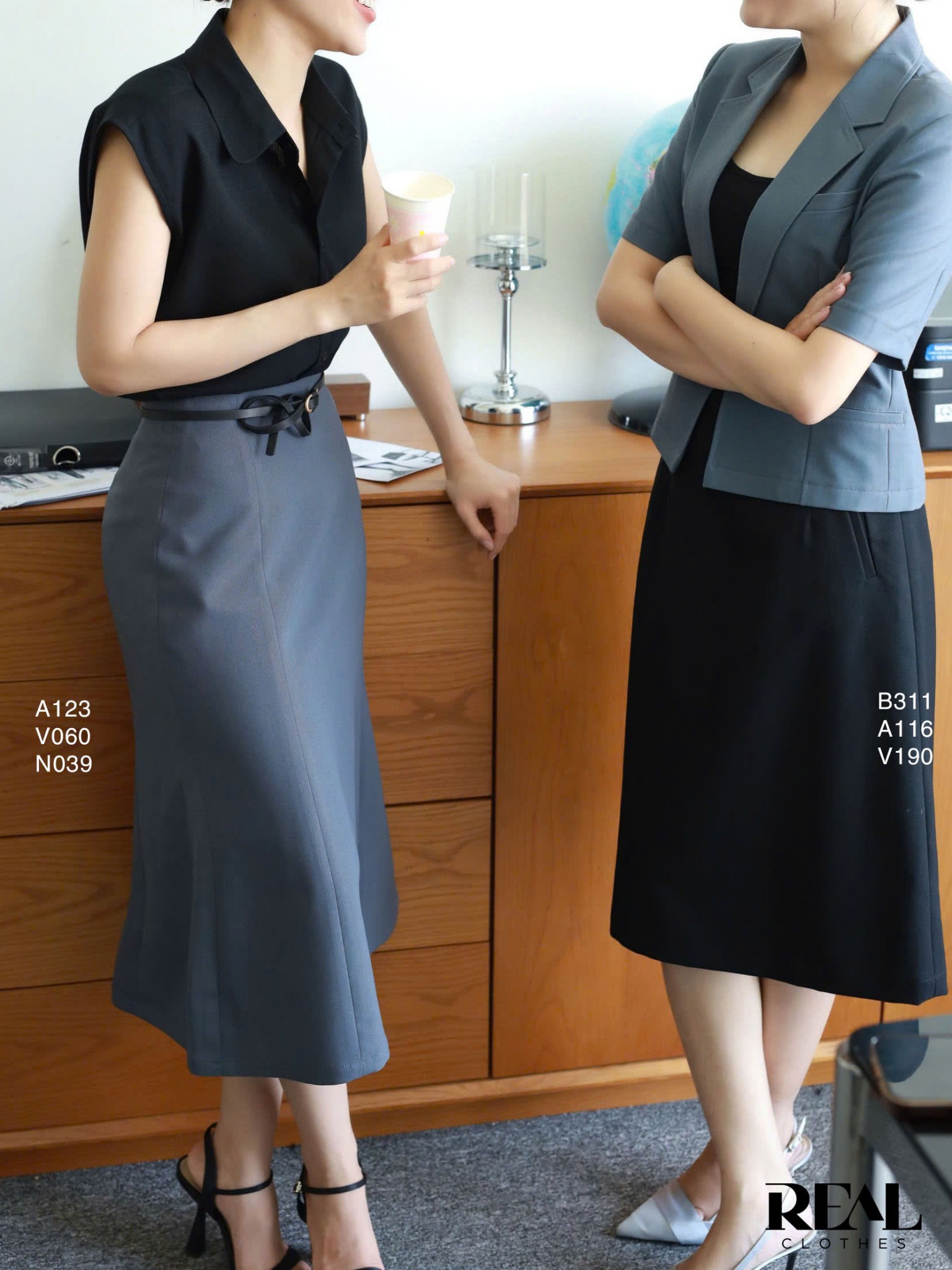 Sơ mi tay liền linen đen