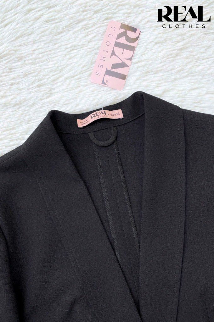 Blazer dài đen