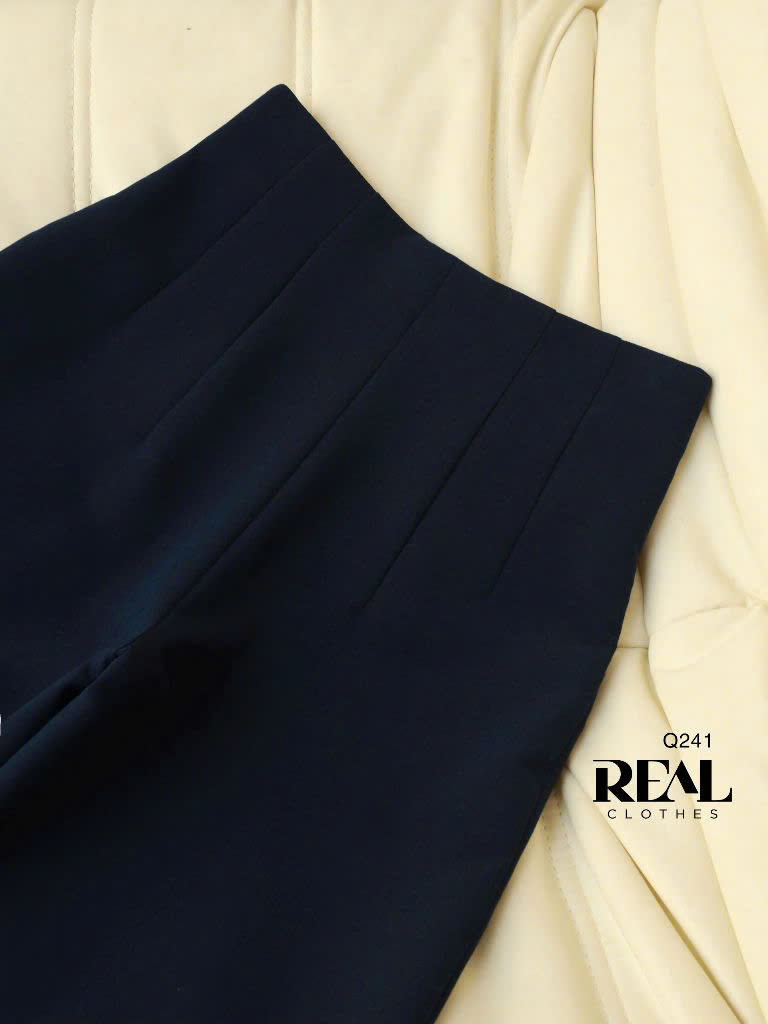 Quần suông Tokyo nút navy