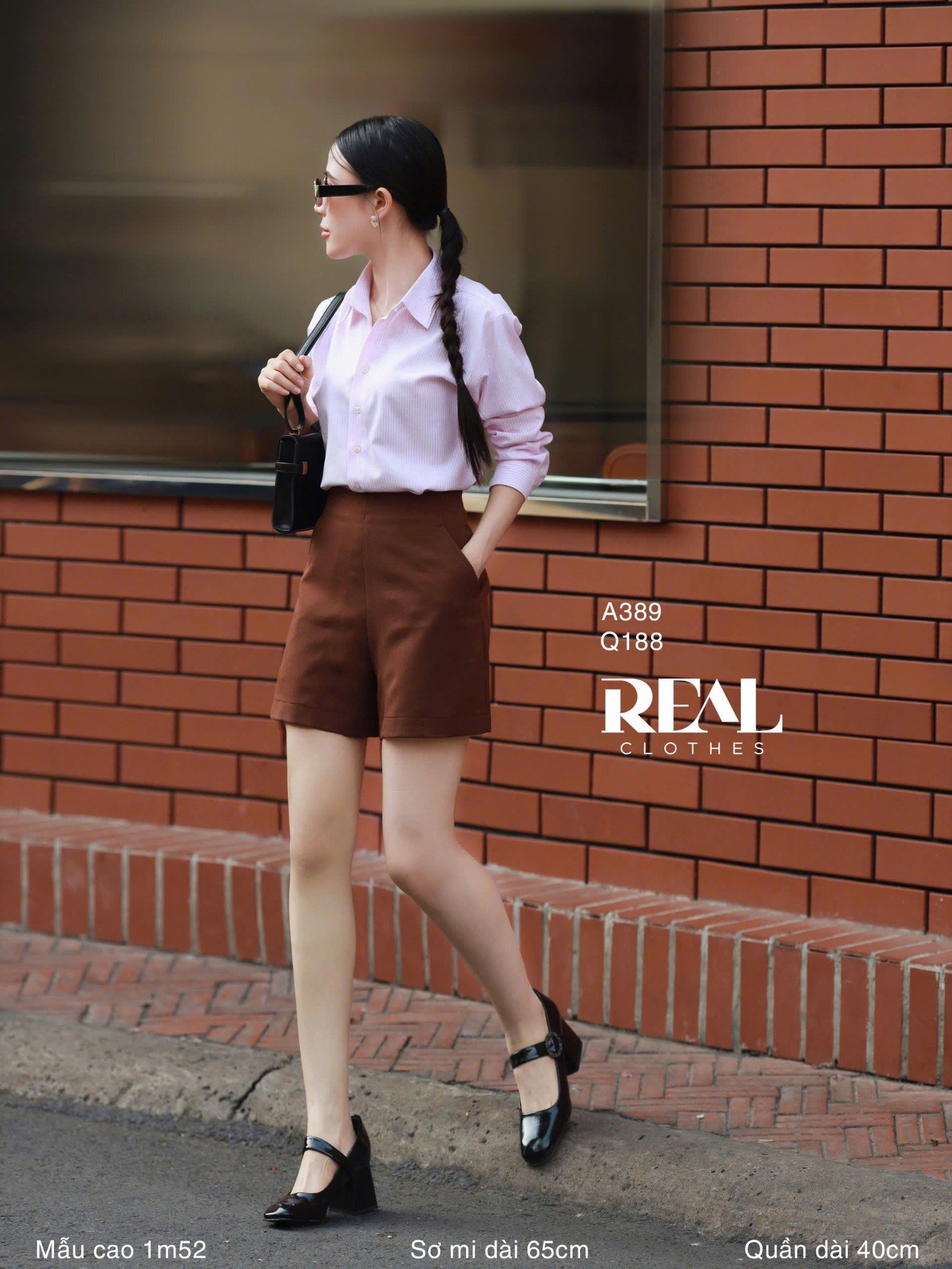 Quần short hè nâu đậm SALE