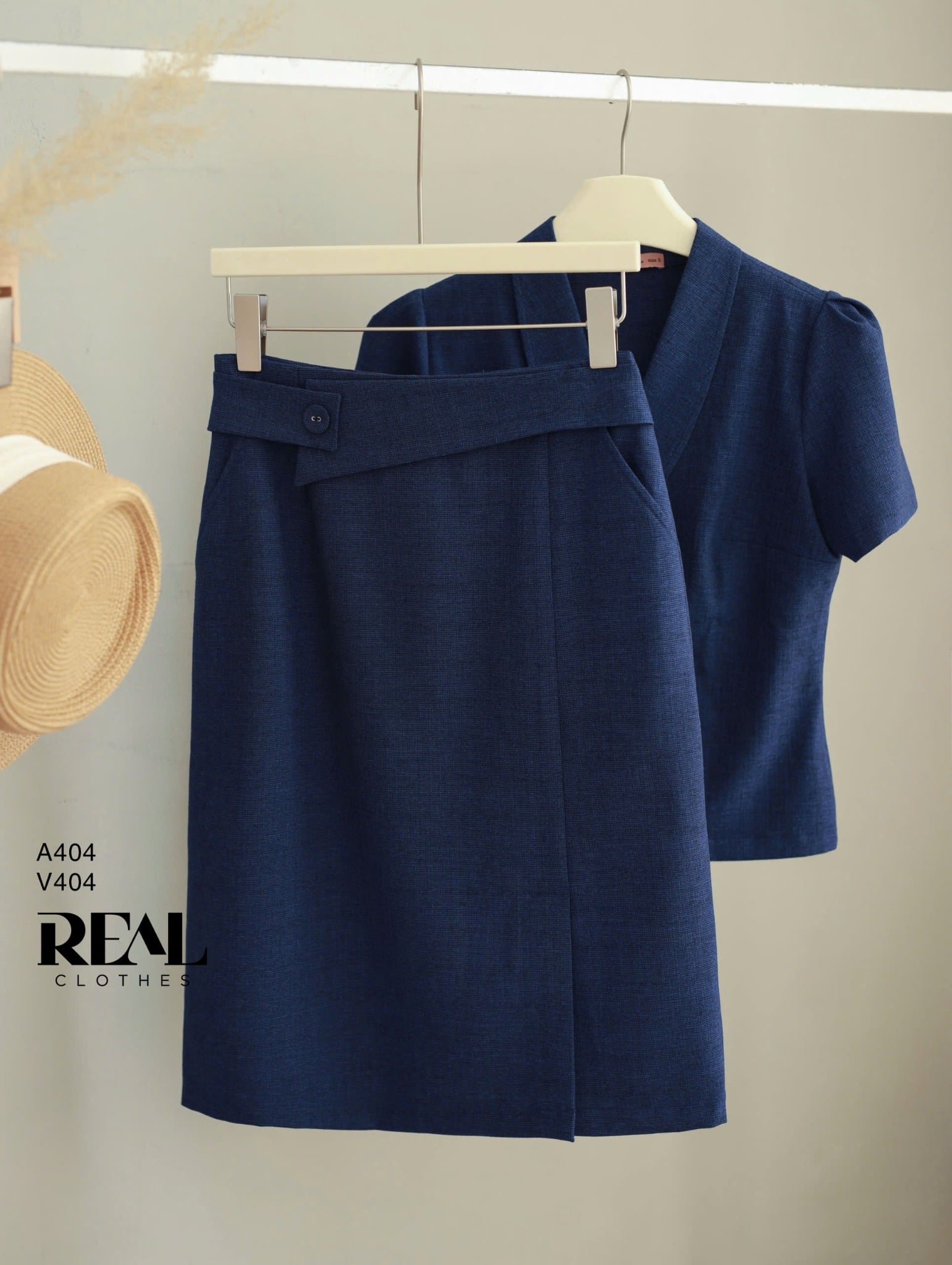 Váy Japan cách điệu navy