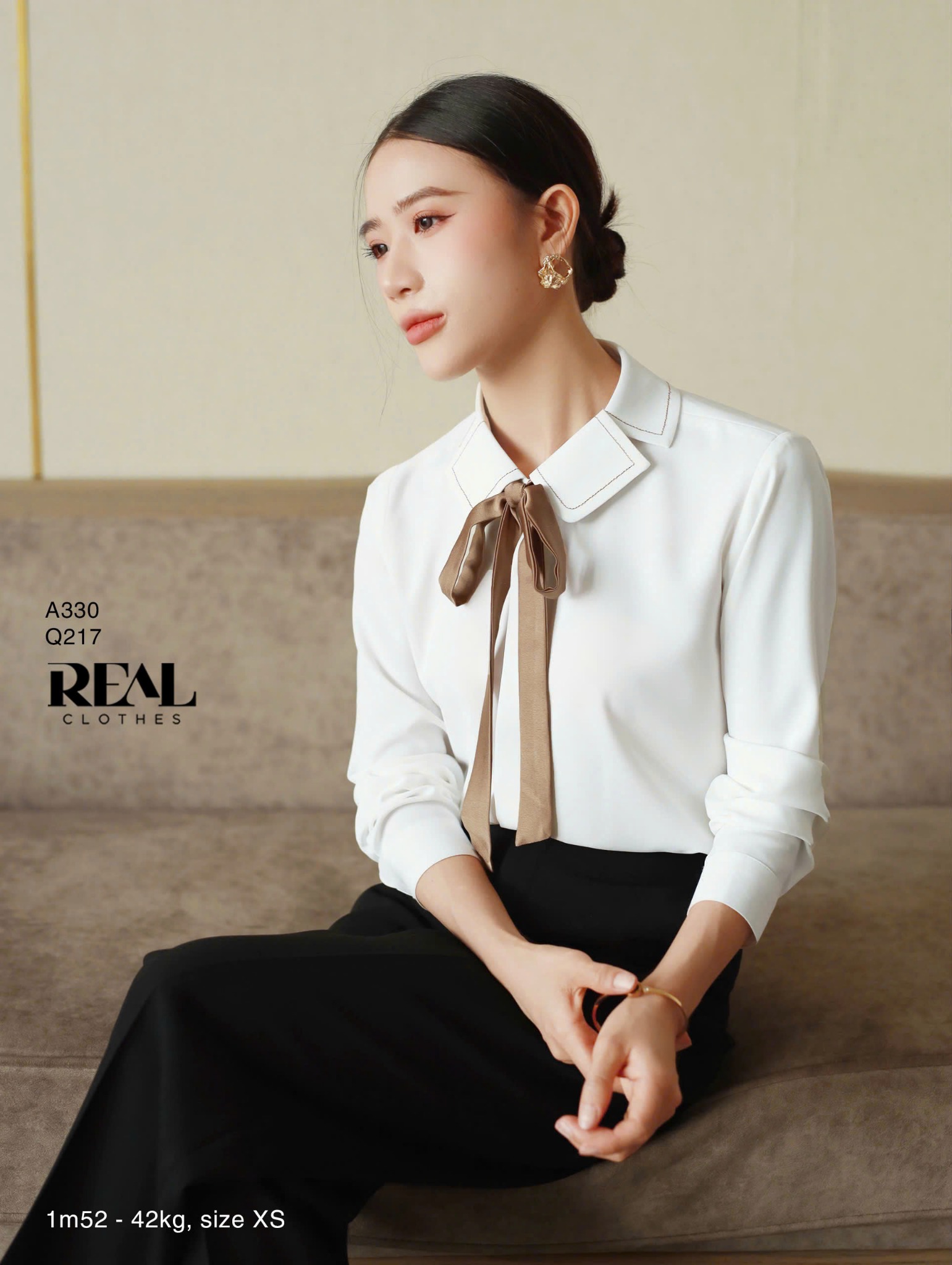 Sơ mi Hàn Quốc trắng