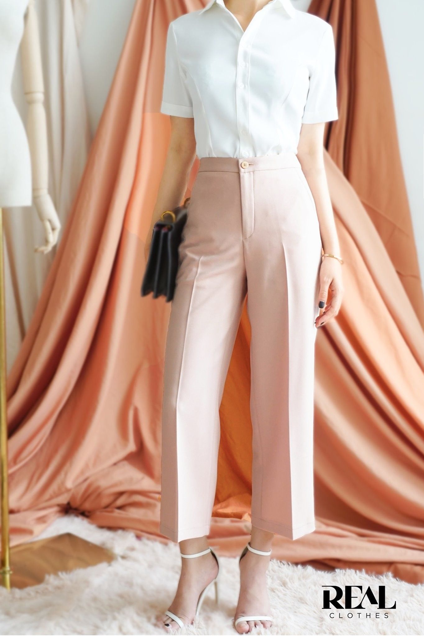  Quần culottes nude 