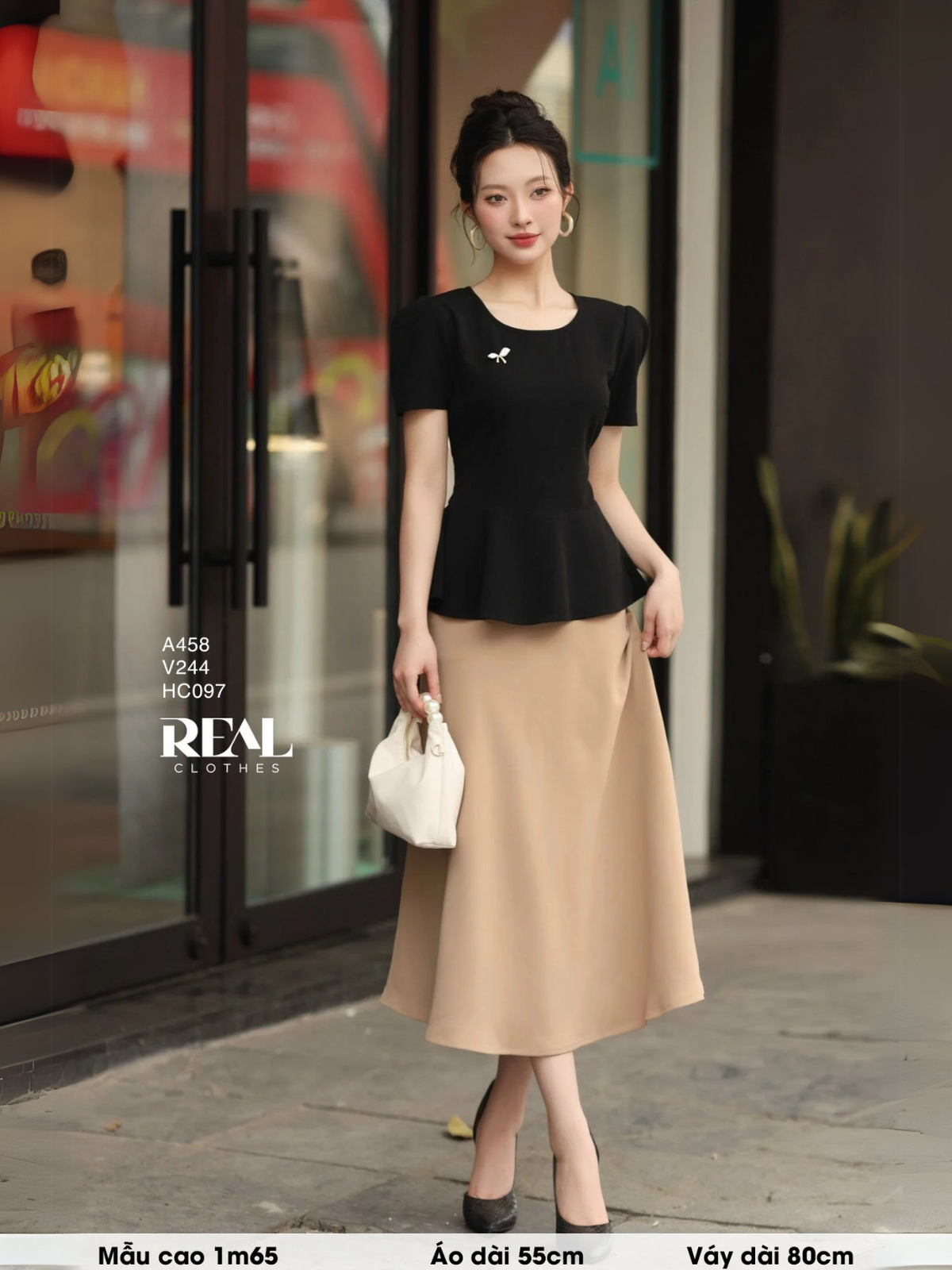 Váy Fuji cà phê sữa