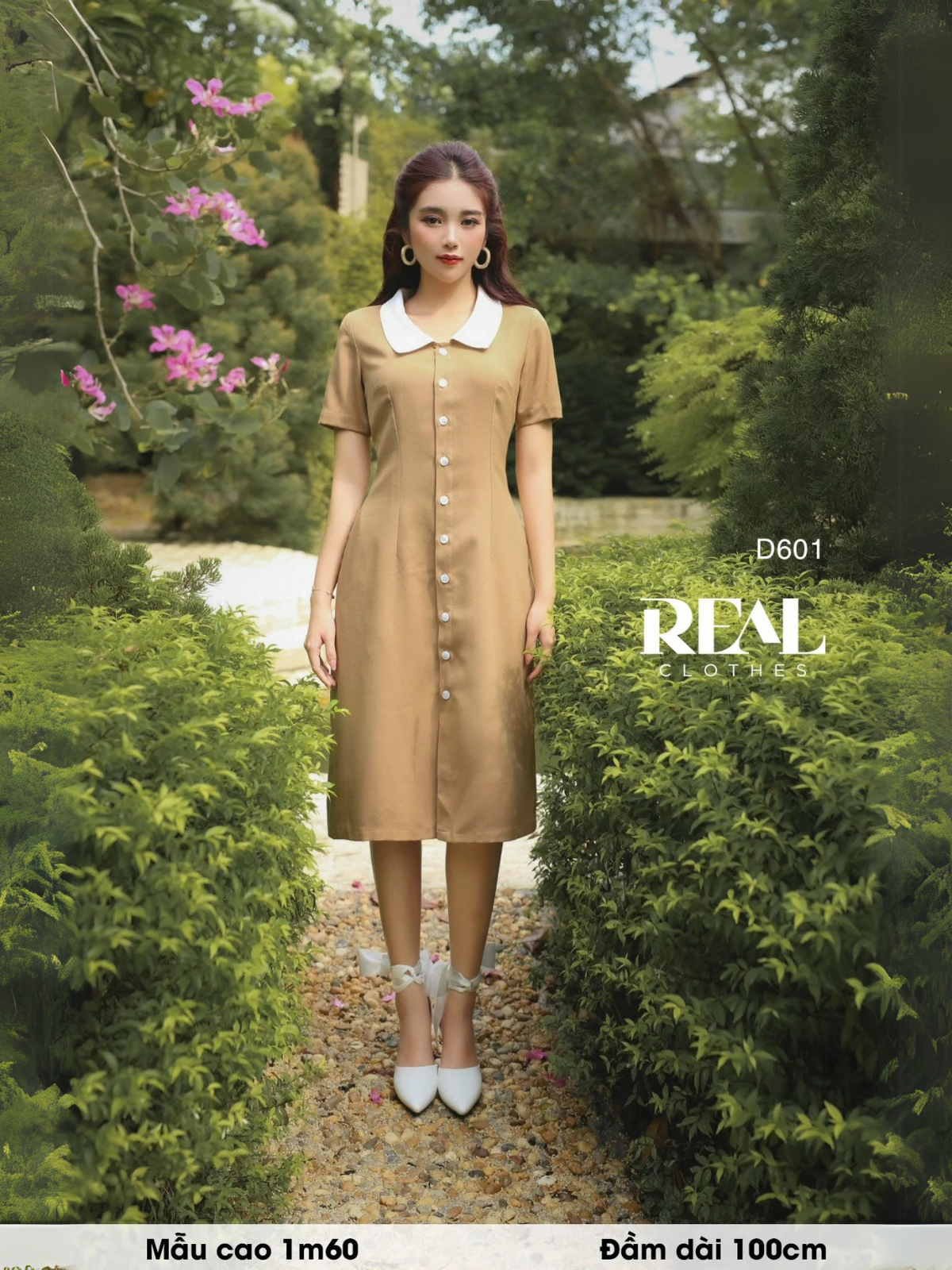 Đầm Yoona cà phê sữa SALE