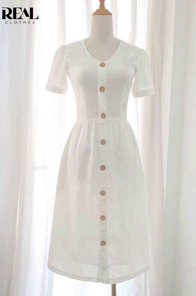 Đầm Paris trắng