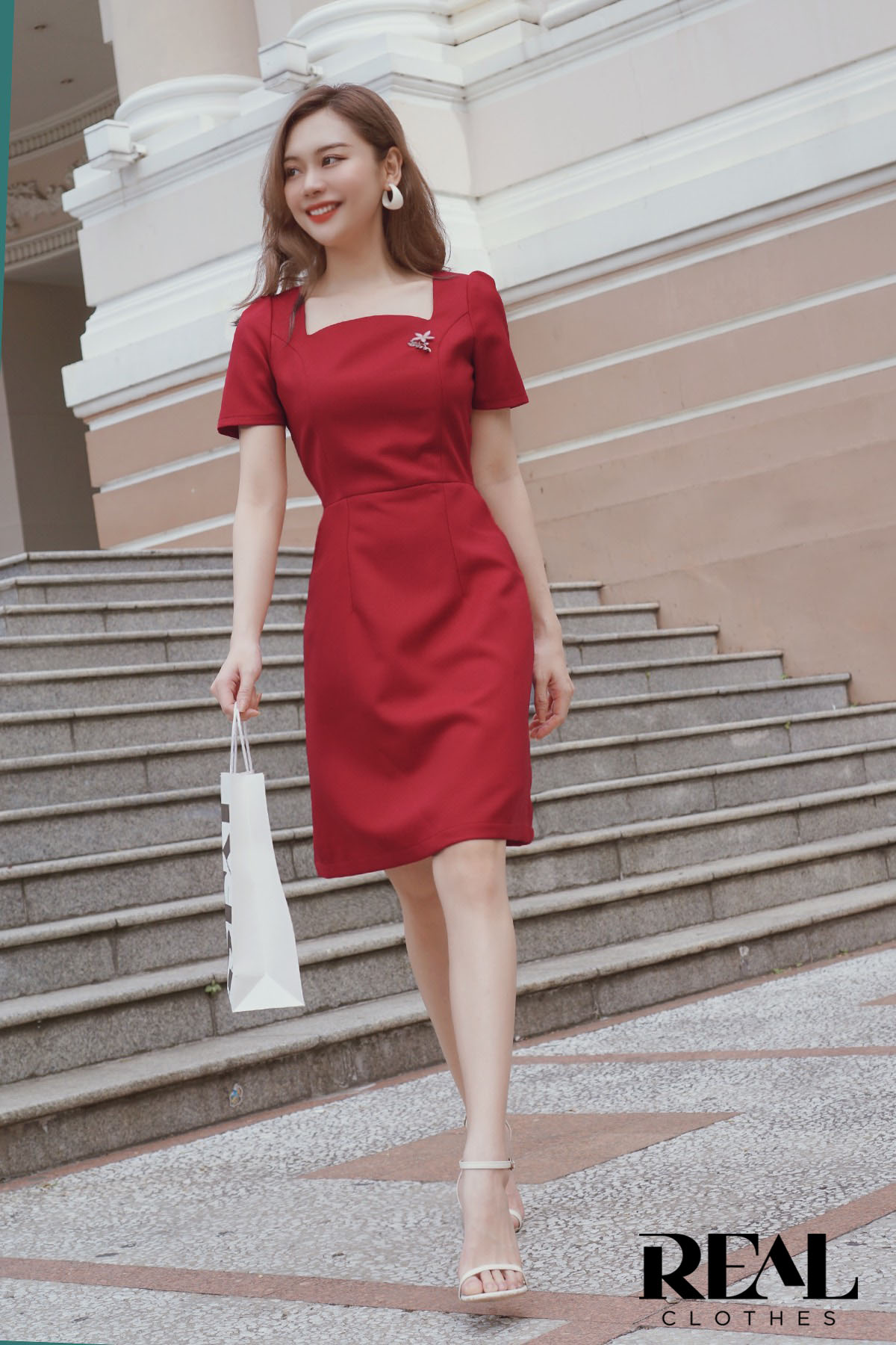 Đầm Mine đỏ SALE - size XS