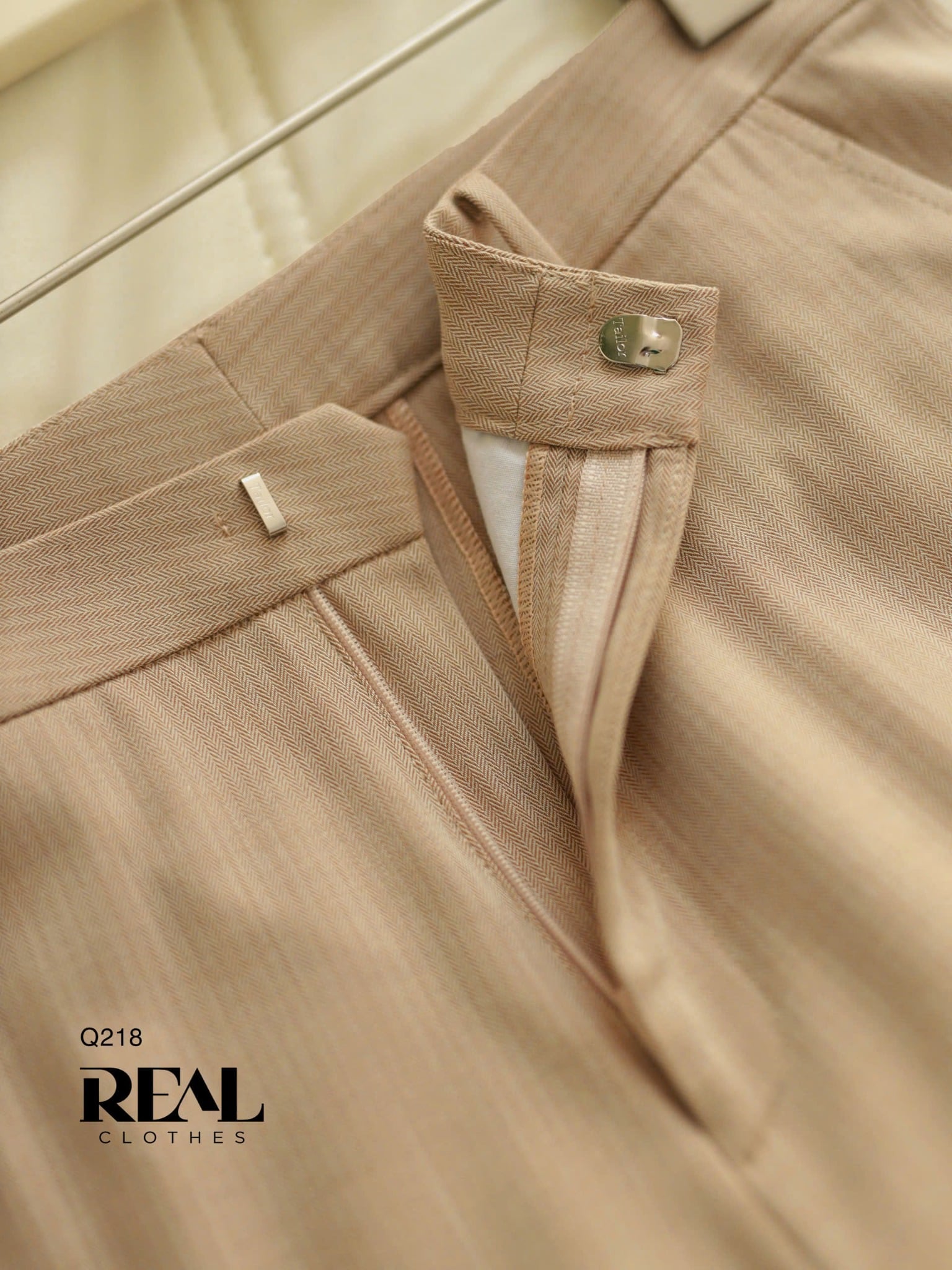 Quần suông Paris nâu nhạt