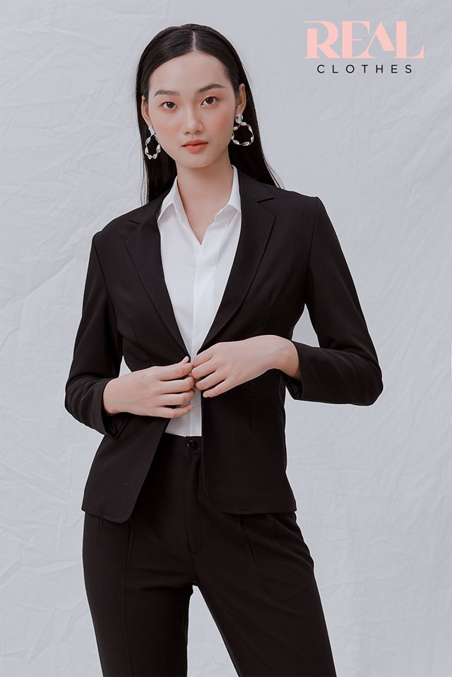 Blazer 2 lớp đen
