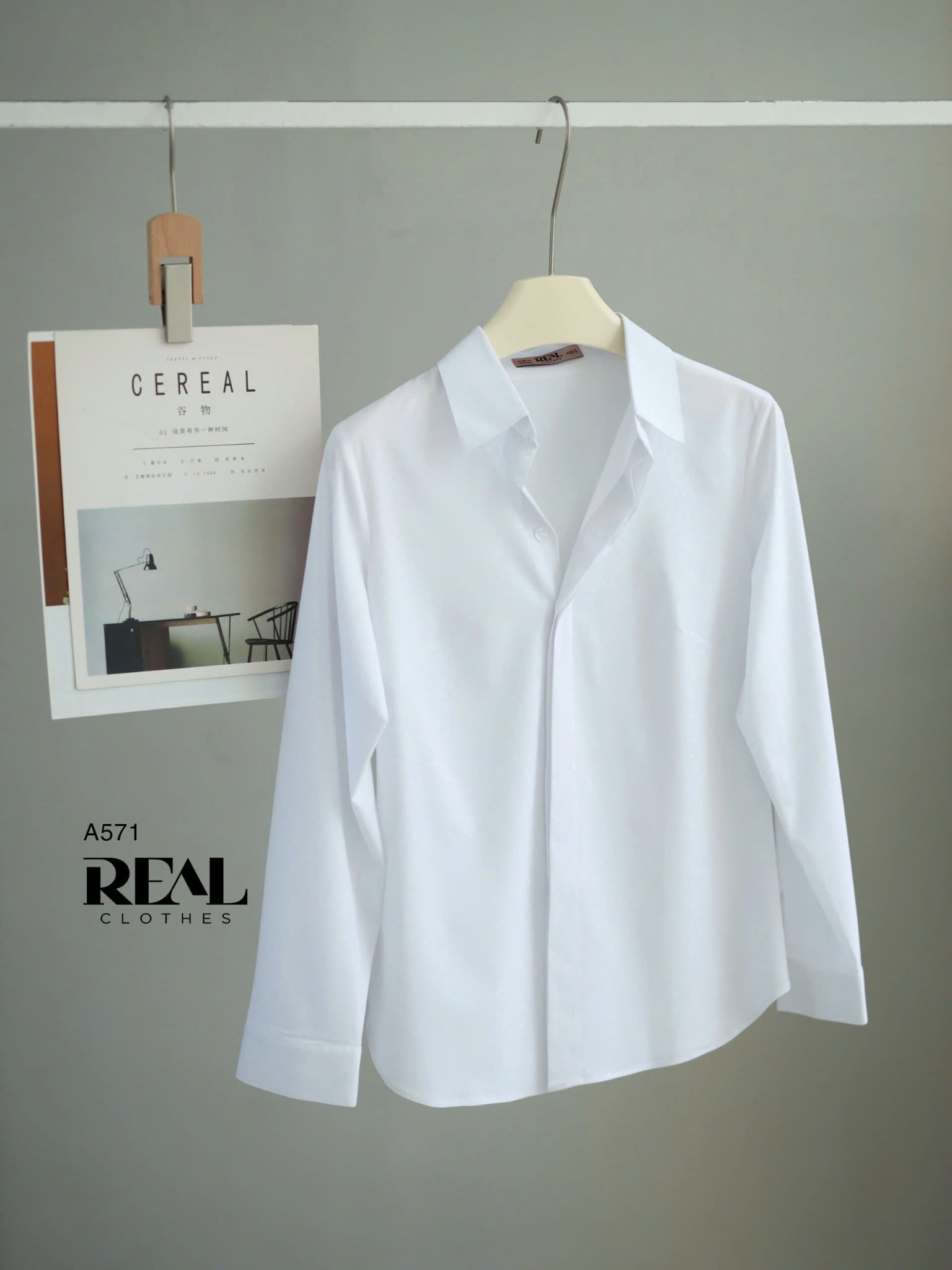 Sơ mi bamboo trắng tinh - size M