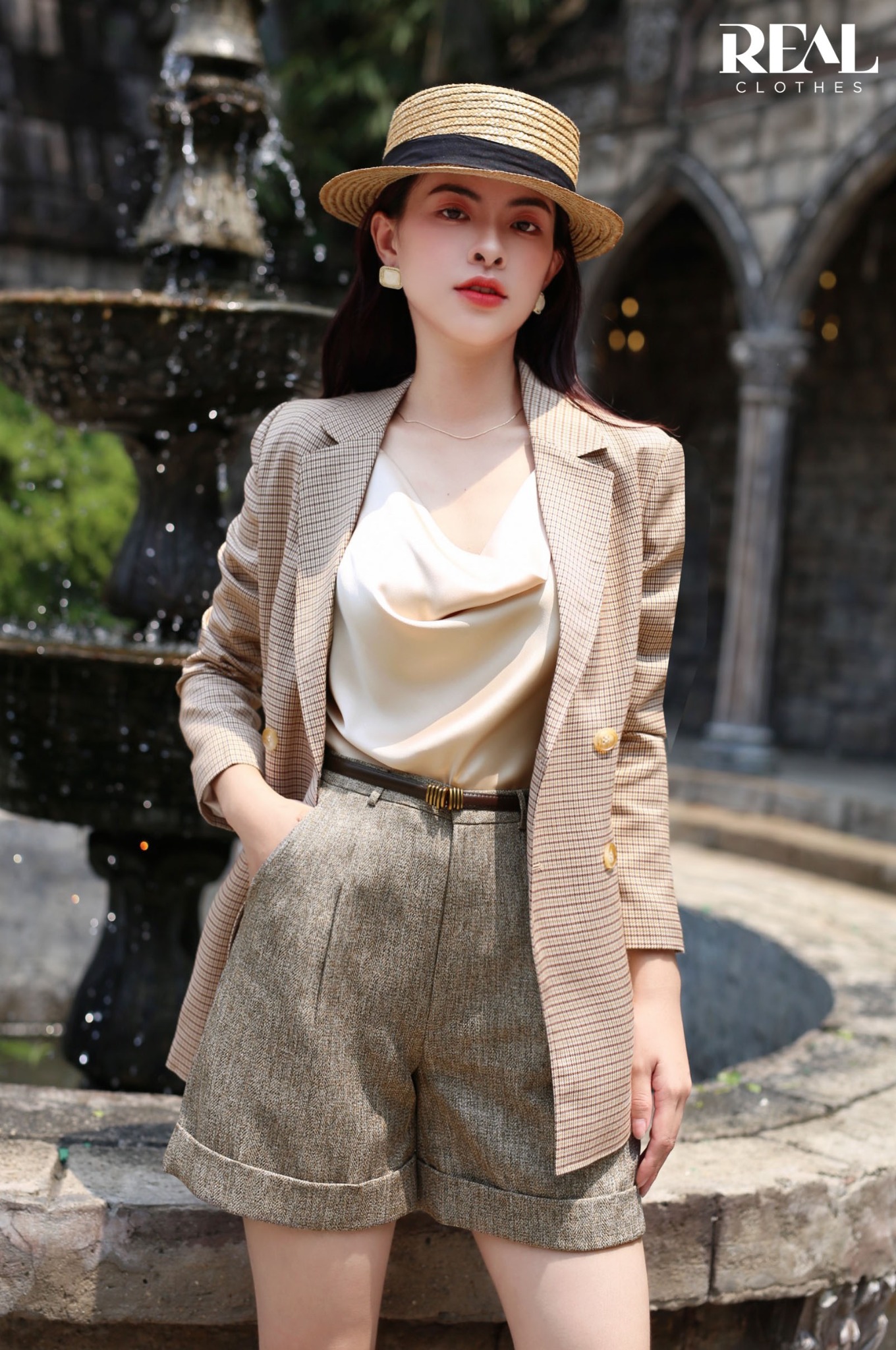 Nịt xoắn đen / nâu đậm / nâu nhạt / trắng