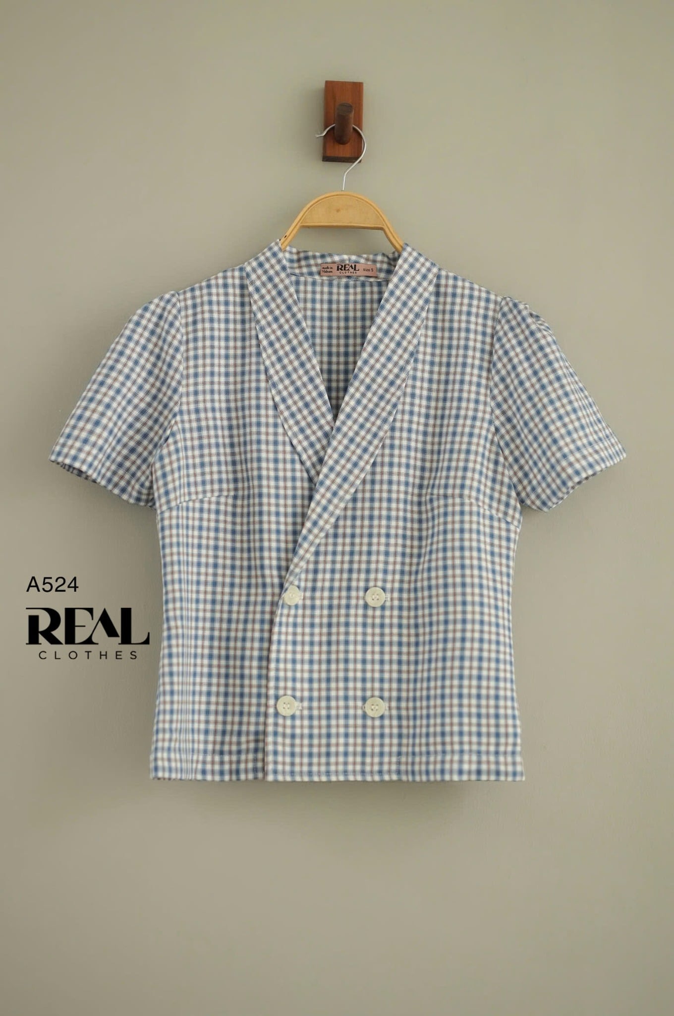 Áo Emma caro nhí SALE - size S