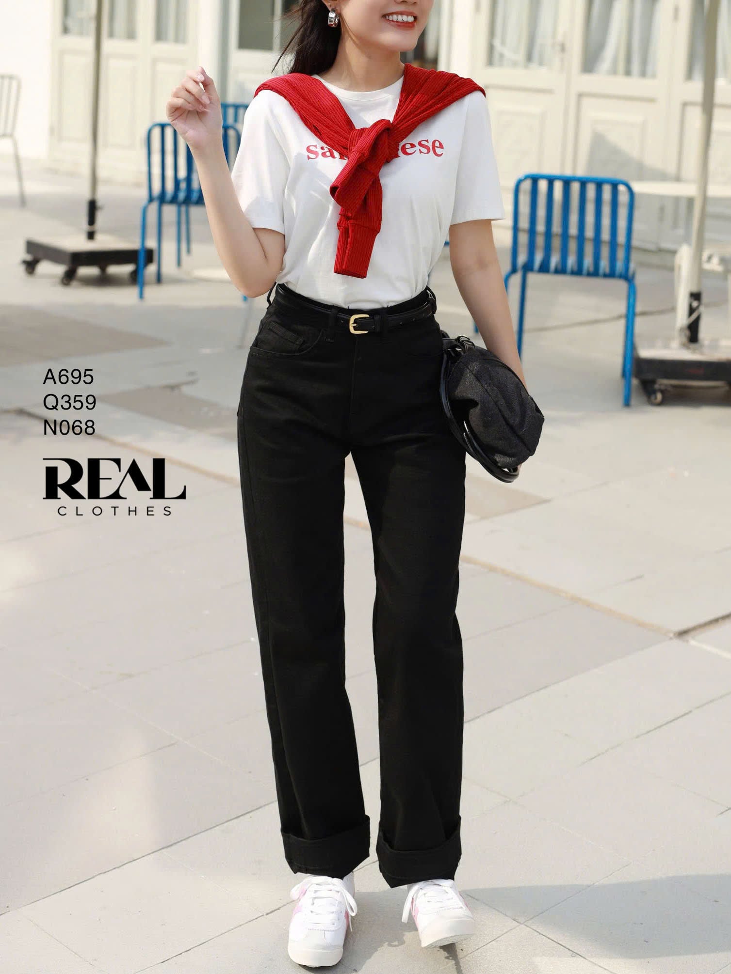 Áo thun cotton trắng SAIGON SALE