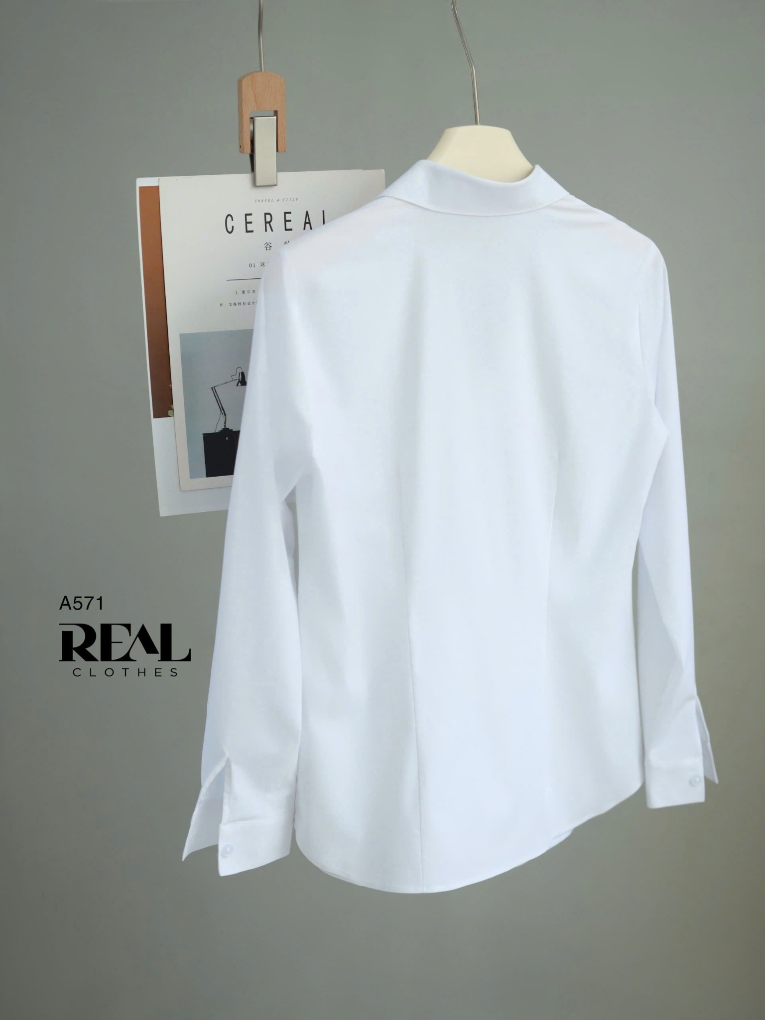 Sơ mi bamboo trắng tinh - size M