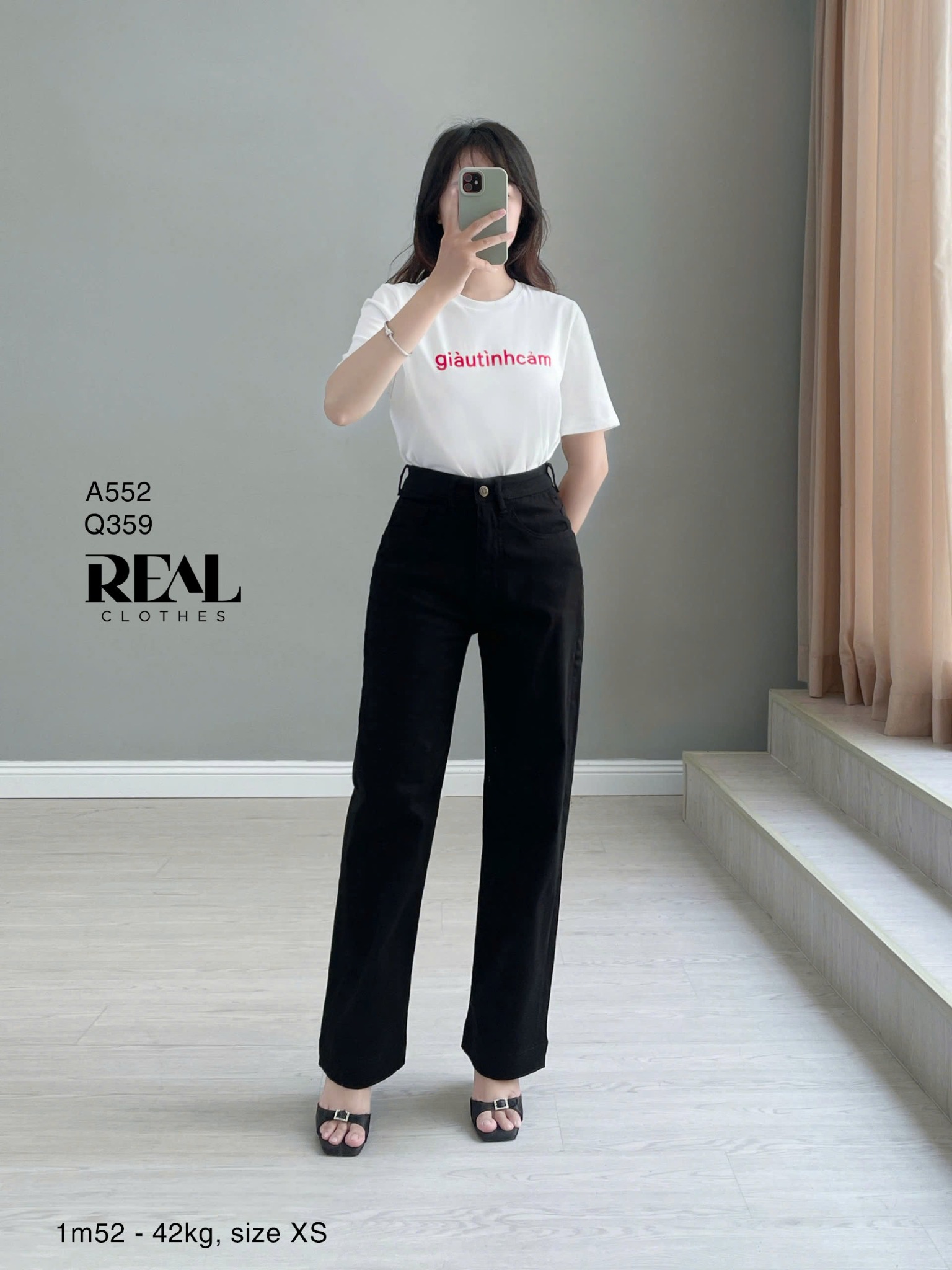 Áo thun cotton GIÀU TÌNH CẢM trắng SALE