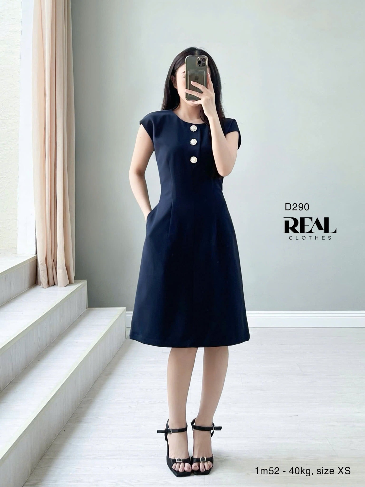 Đầm Hailey Xanh Đen