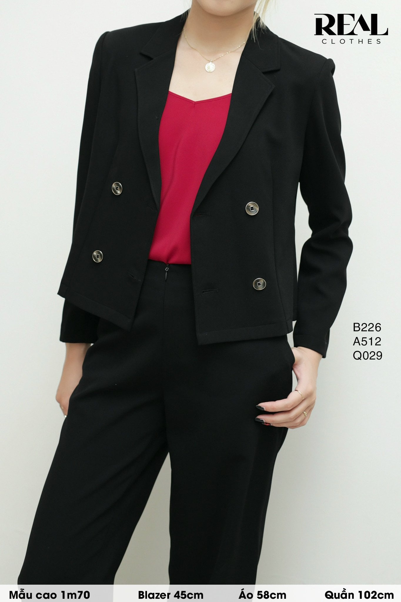 Blazer Lisa cindy đen SALE