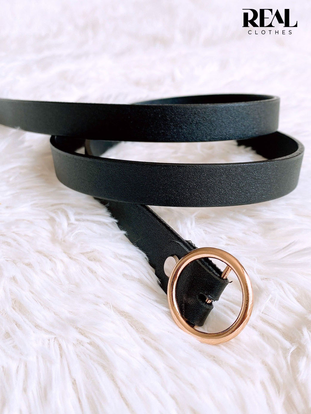 Nịt tròn đen / nâu