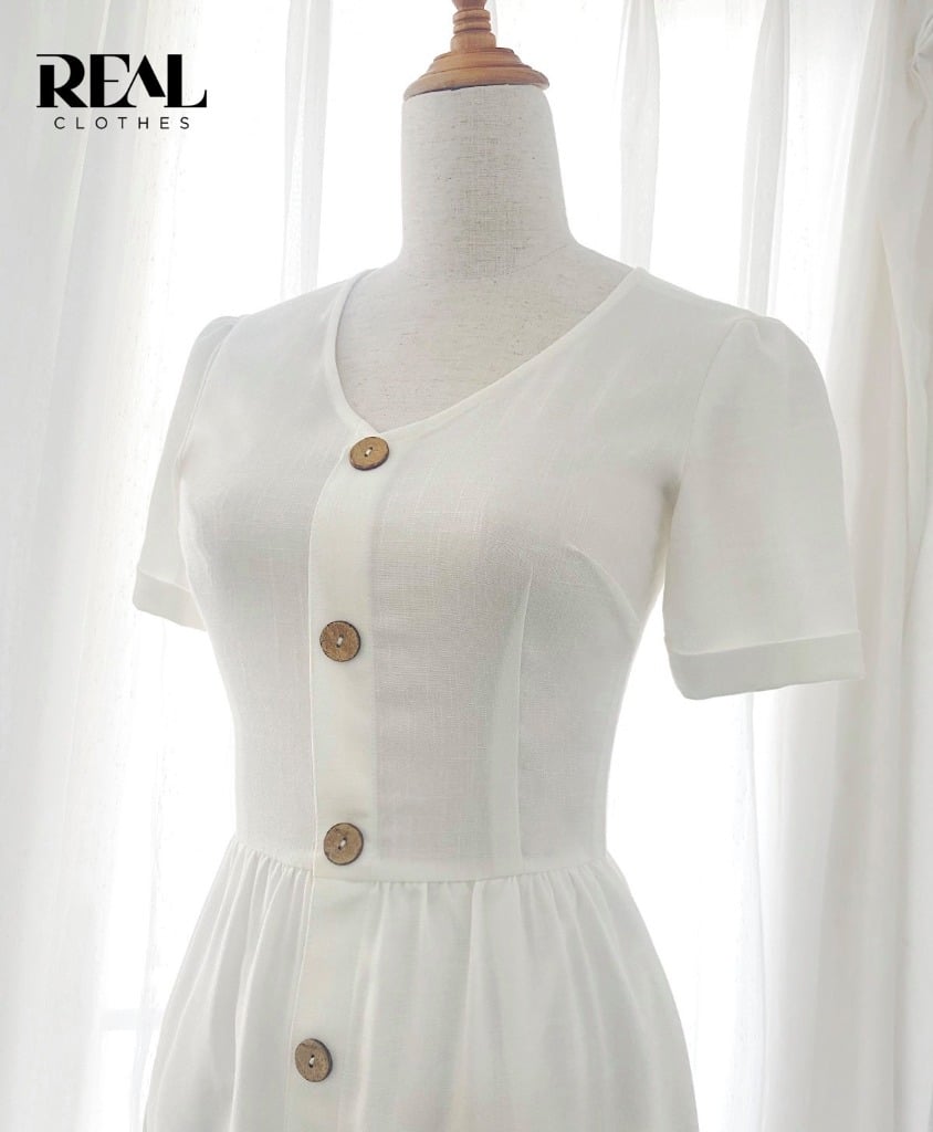 Đầm Paris trắng