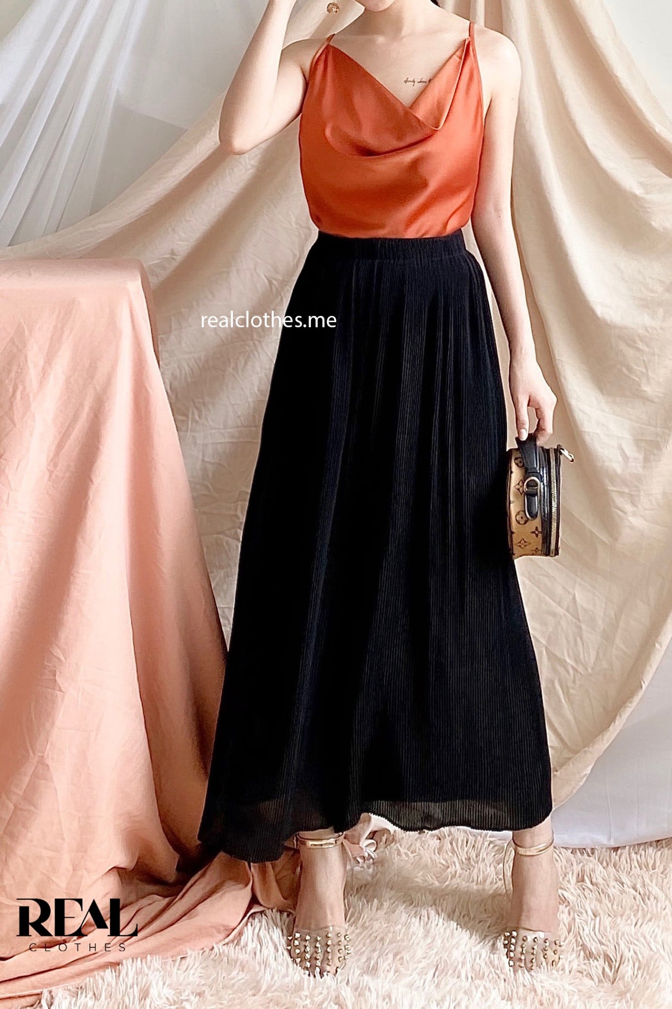 Quần dập li đen dài 80 / 94 SALE