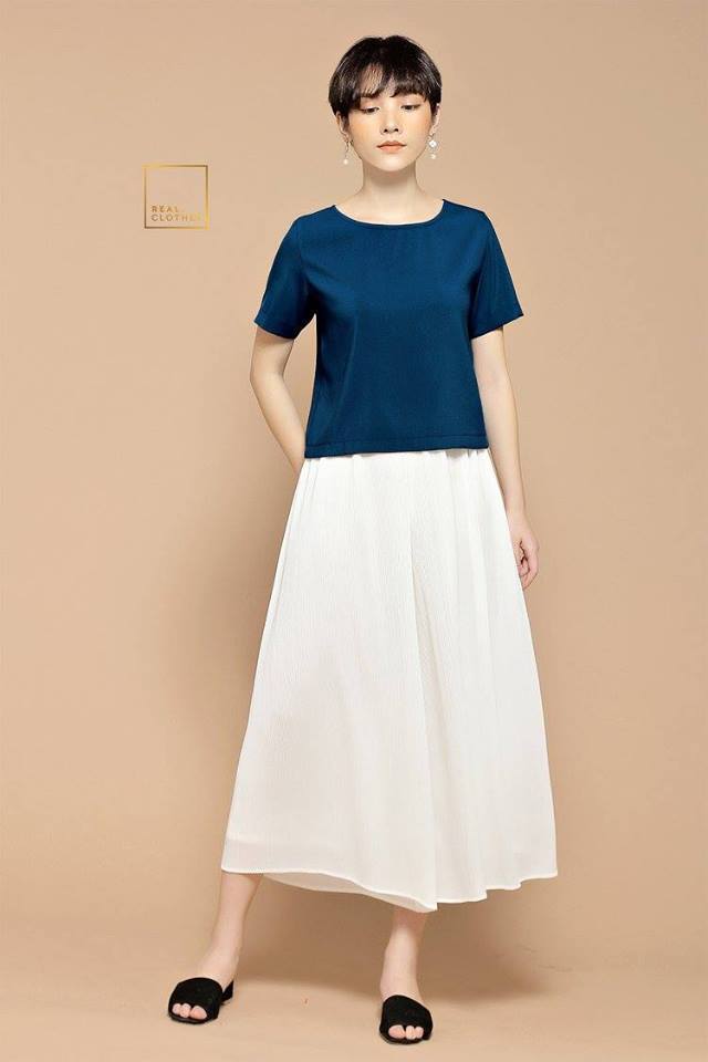 Quần dập li trắng dài 80 / 94 SALE