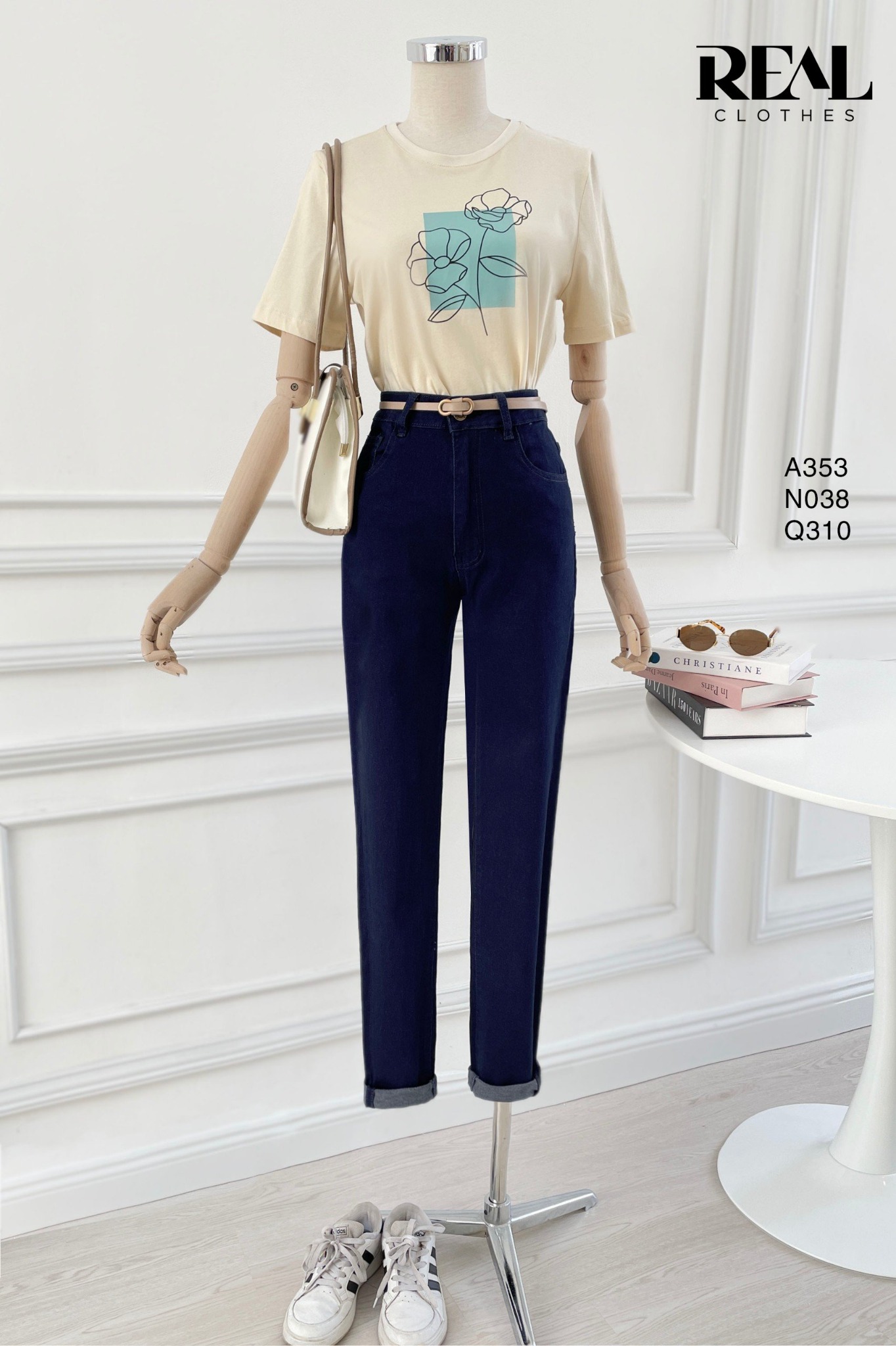 Quần Jeans skinny xanh đen SALE - size L