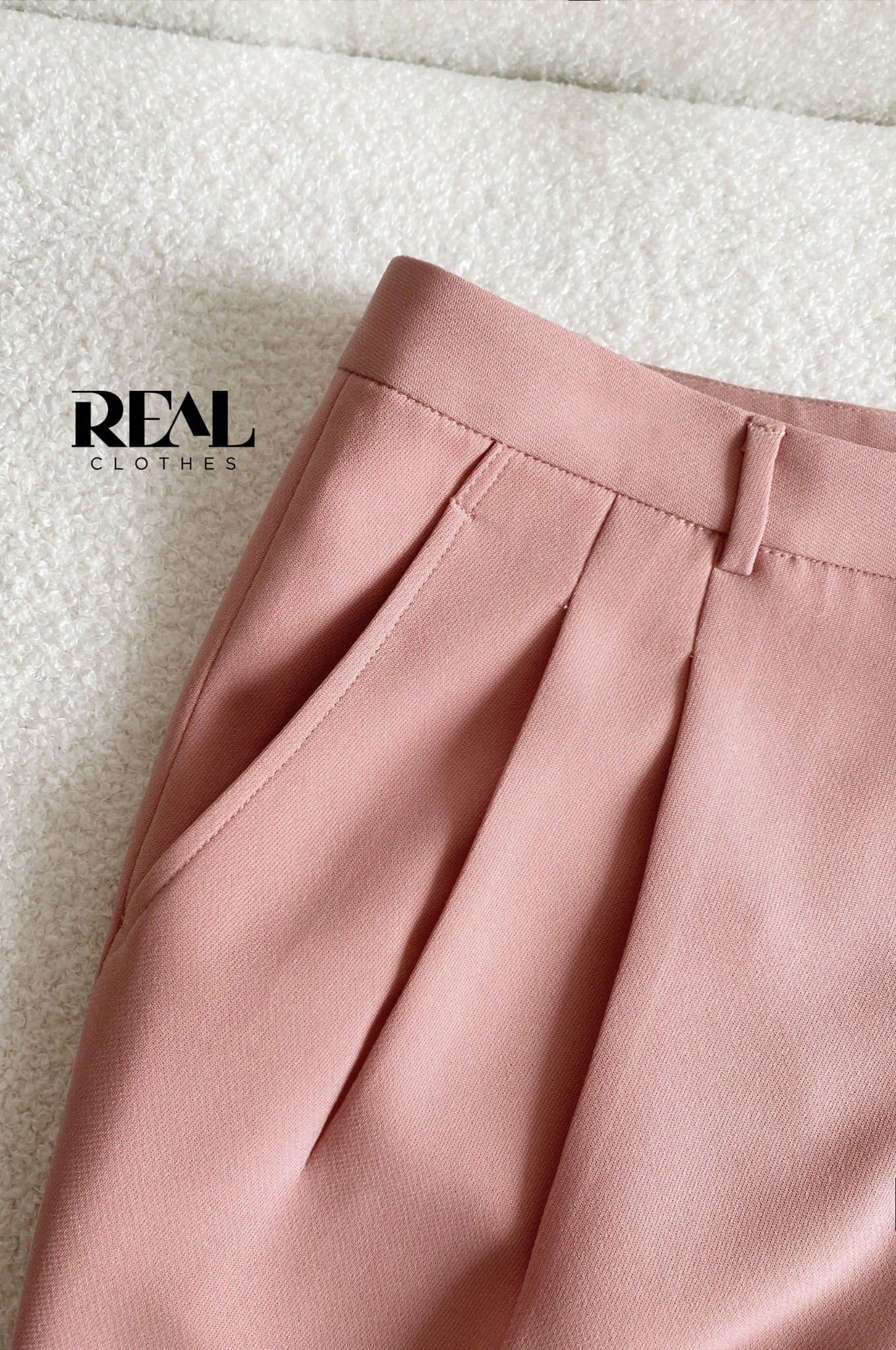 Quần lưng cao cindy hồng đậm SALE