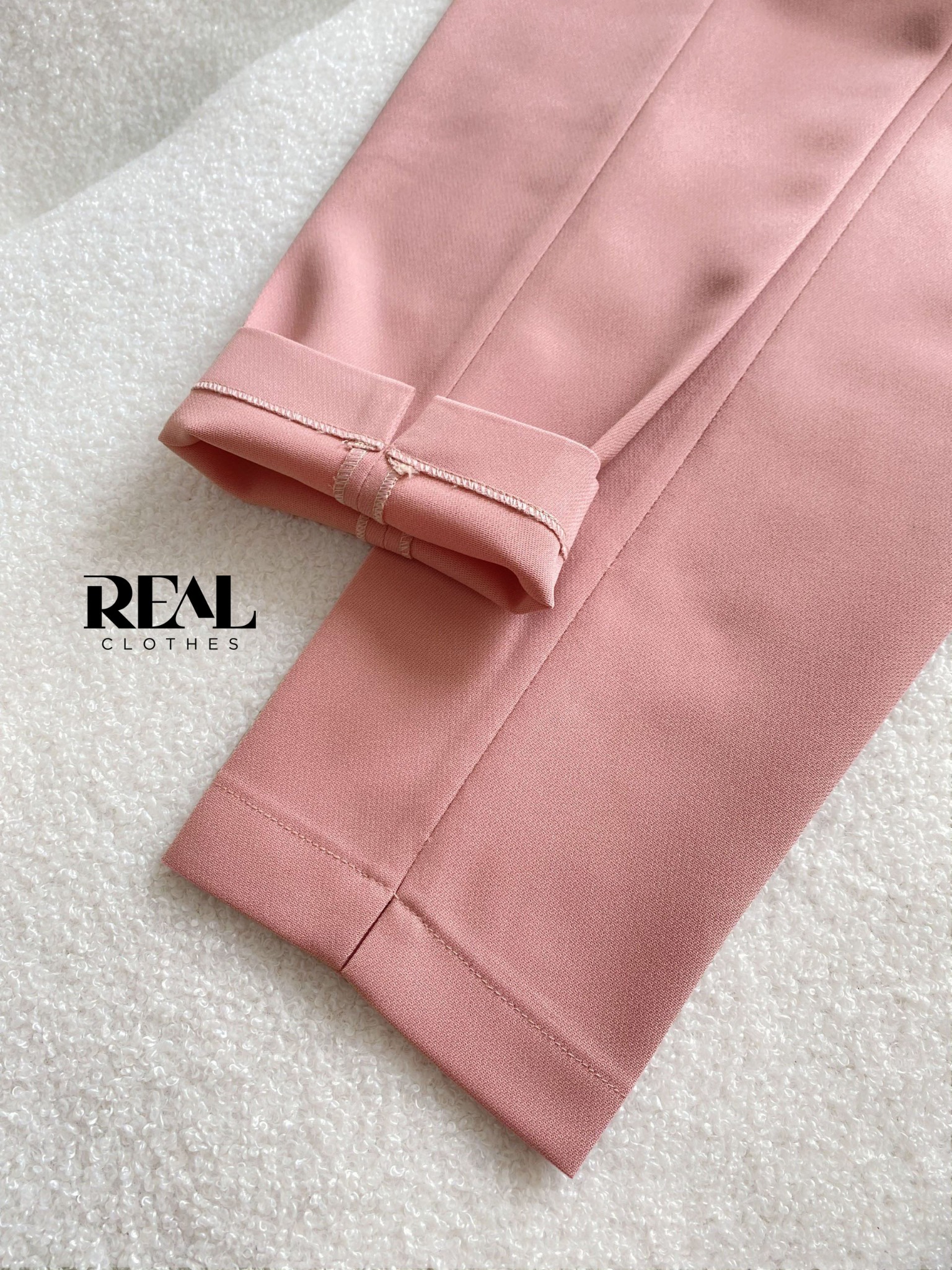 Quần lưng cao cindy hồng đậm SALE