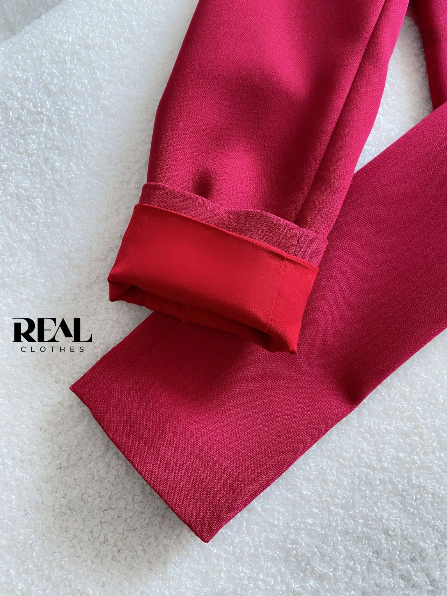 Blazer 2 lớp hồng cẩm