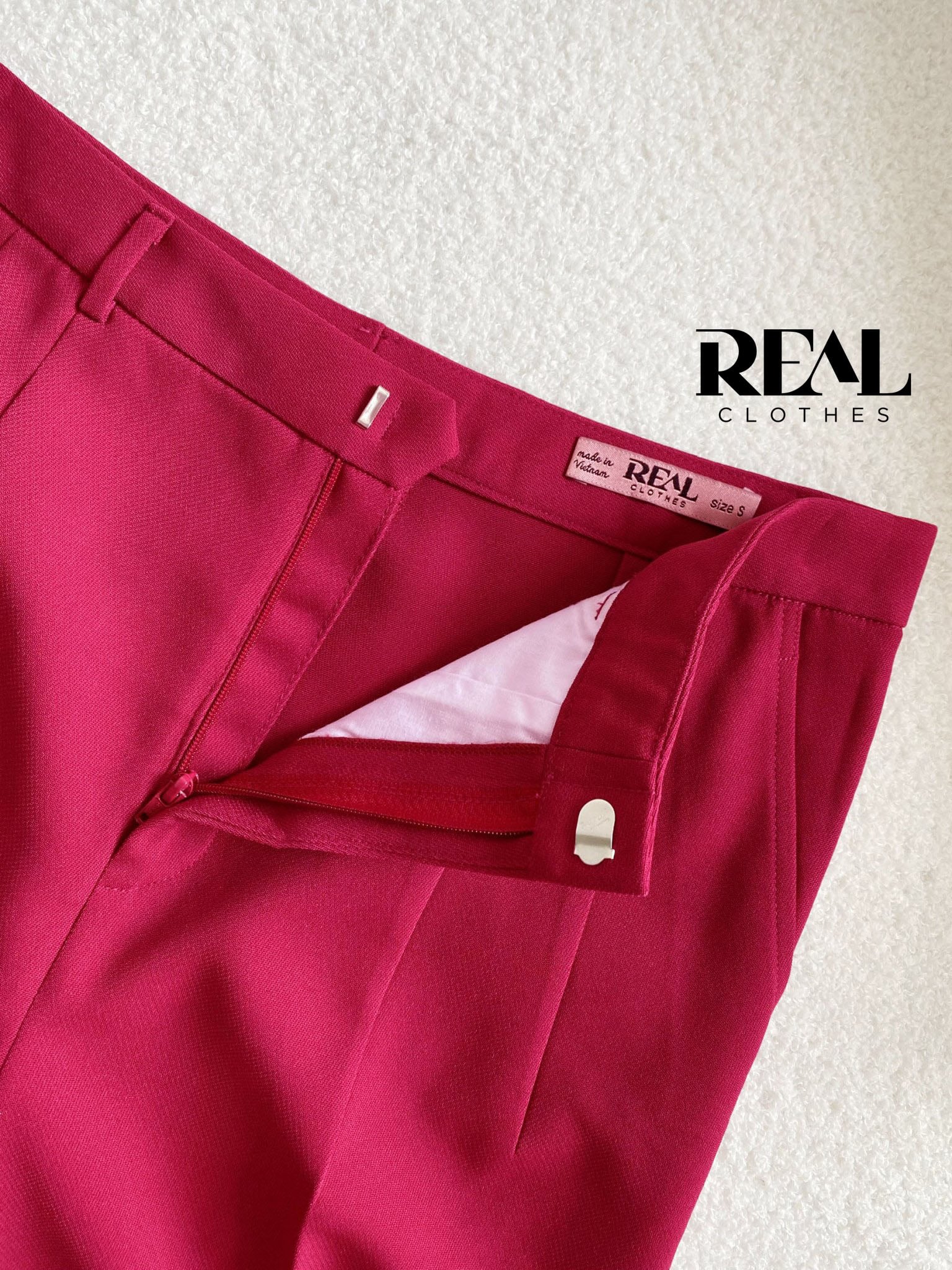 Quần lưng cao cindy hồng cẩm SALE