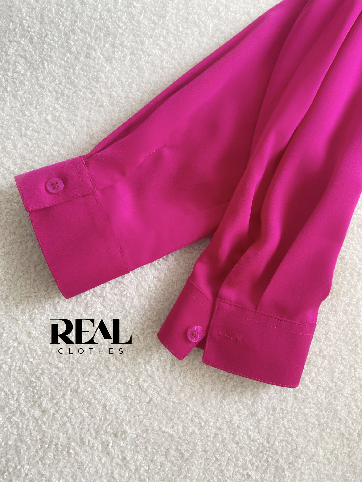 Sơ mi cổ mềm hồng cẩm