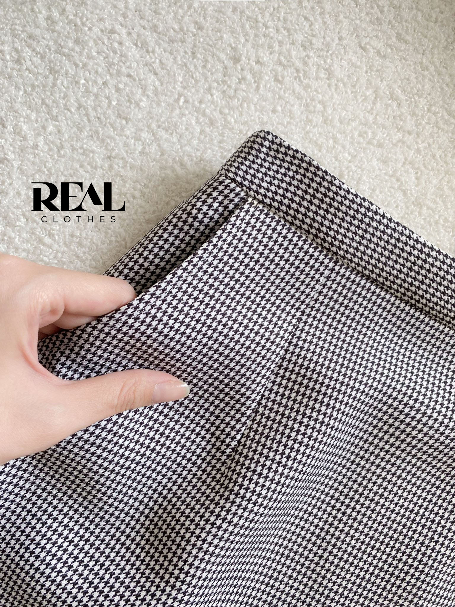 Váy Japan zigzag đen