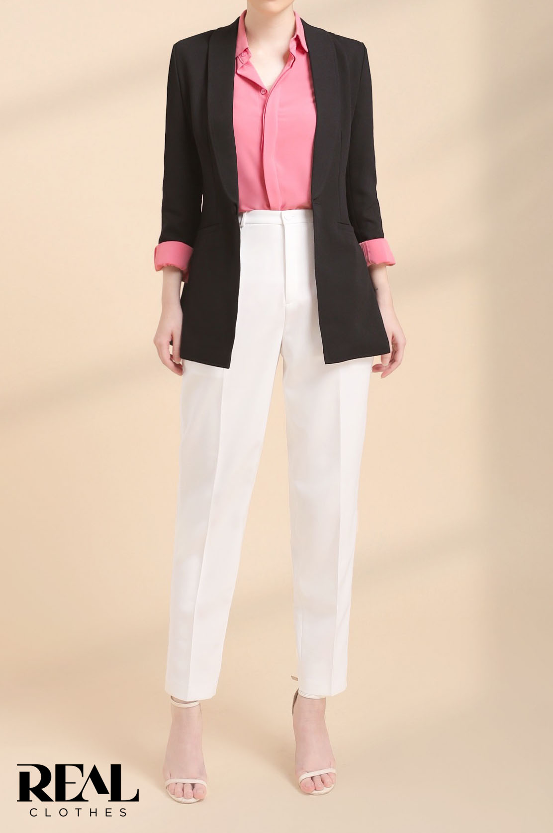 Quần lưng cao cindy trắng SALE