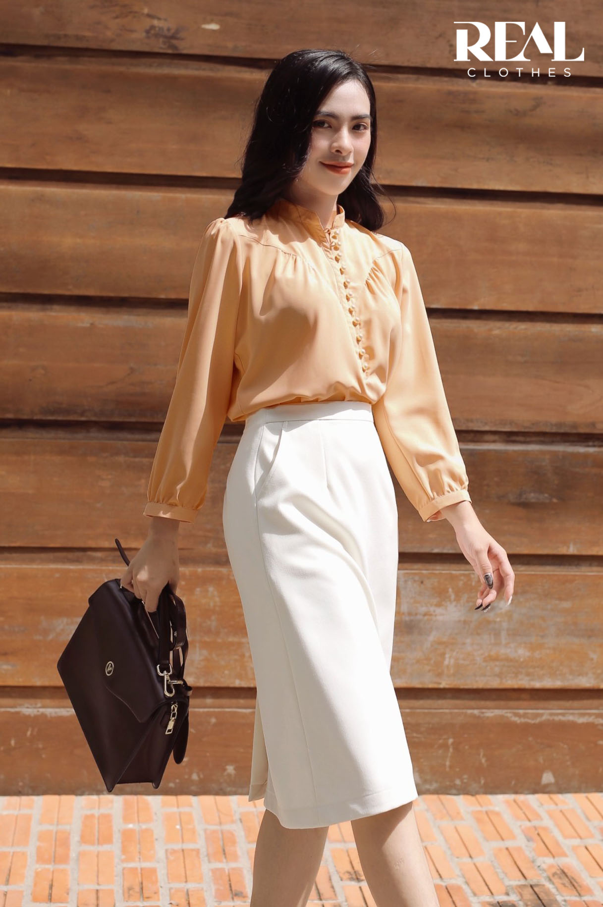 Váy Japan trắng kem SALE