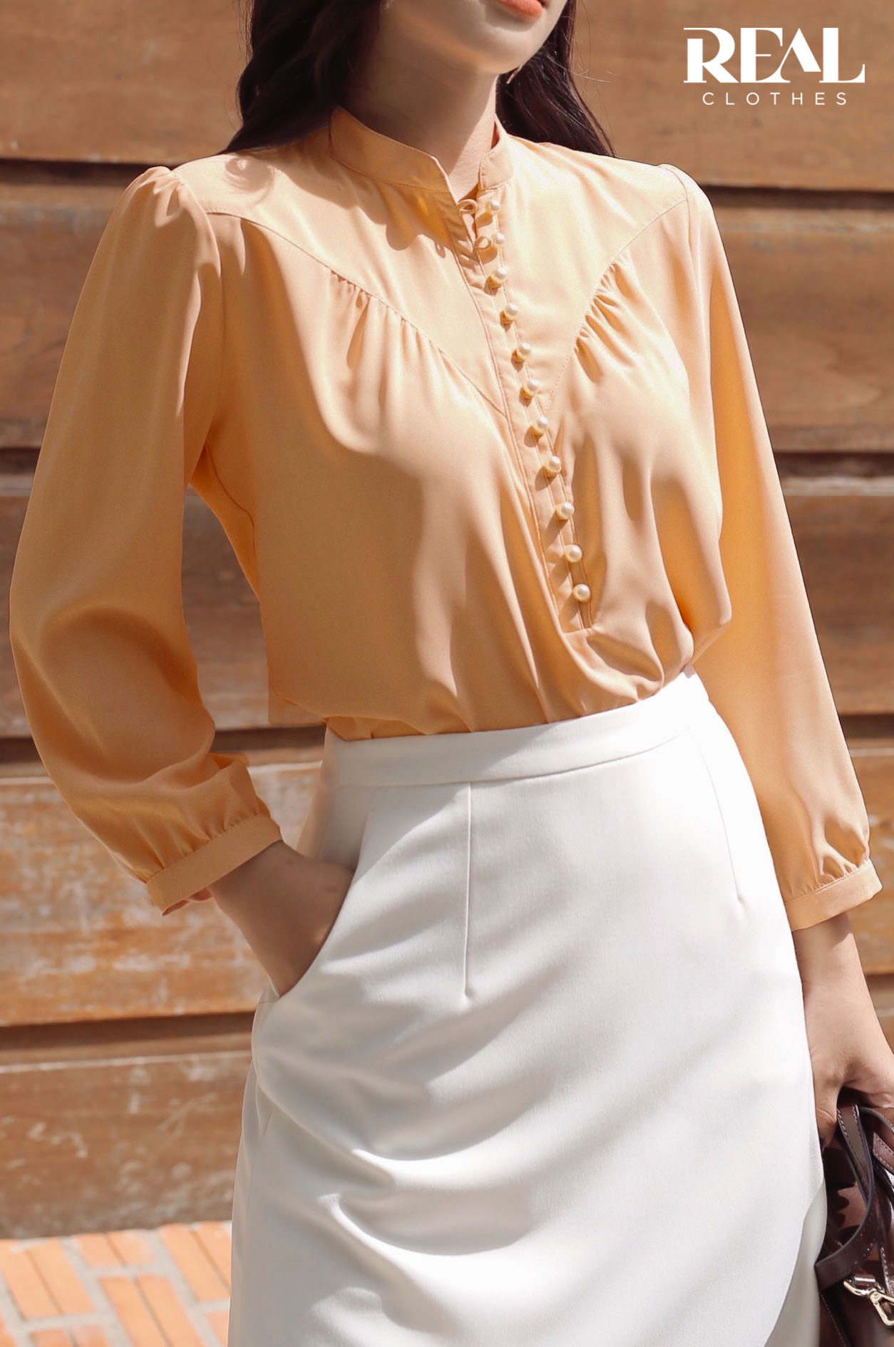 Váy Japan trắng kem SALE