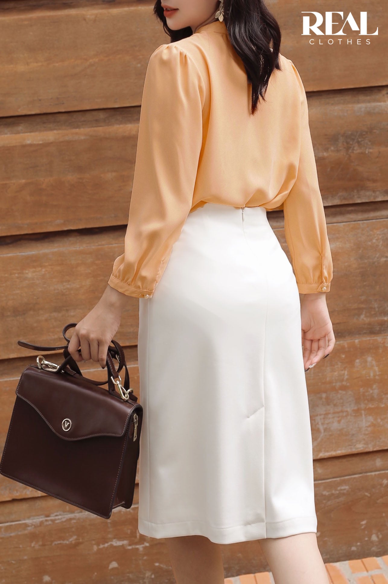 Váy Japan trắng kem SALE