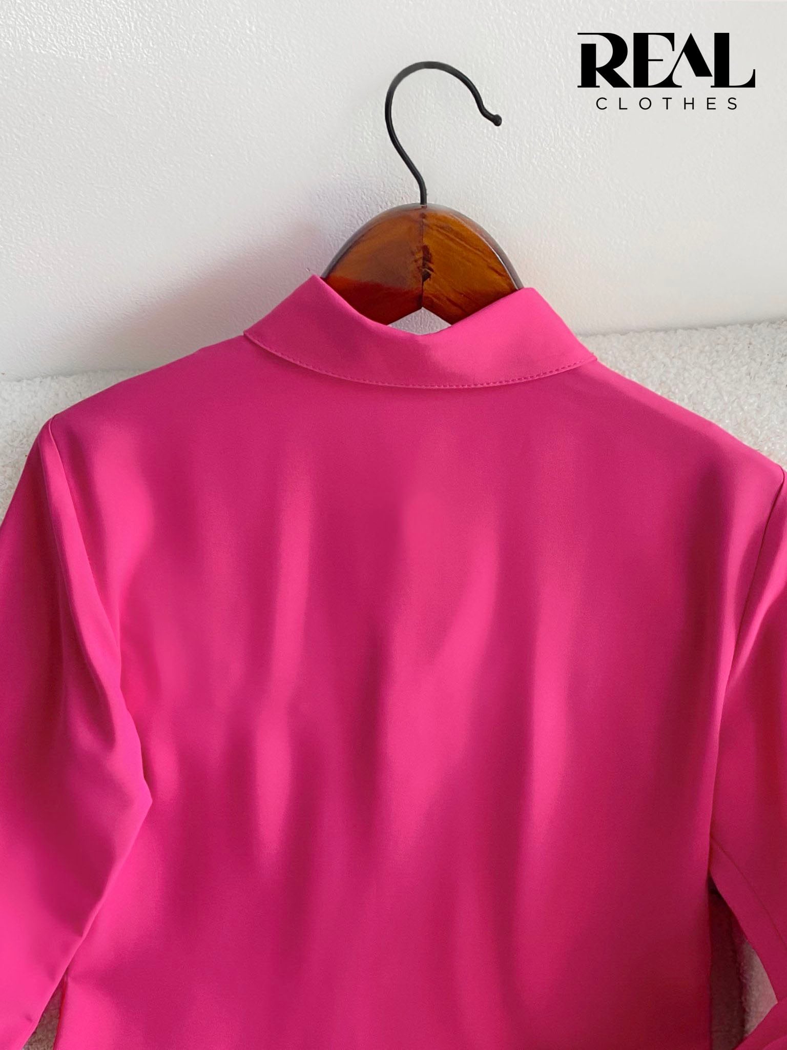 Sơ mi cổ mềm hồng sen MỚI