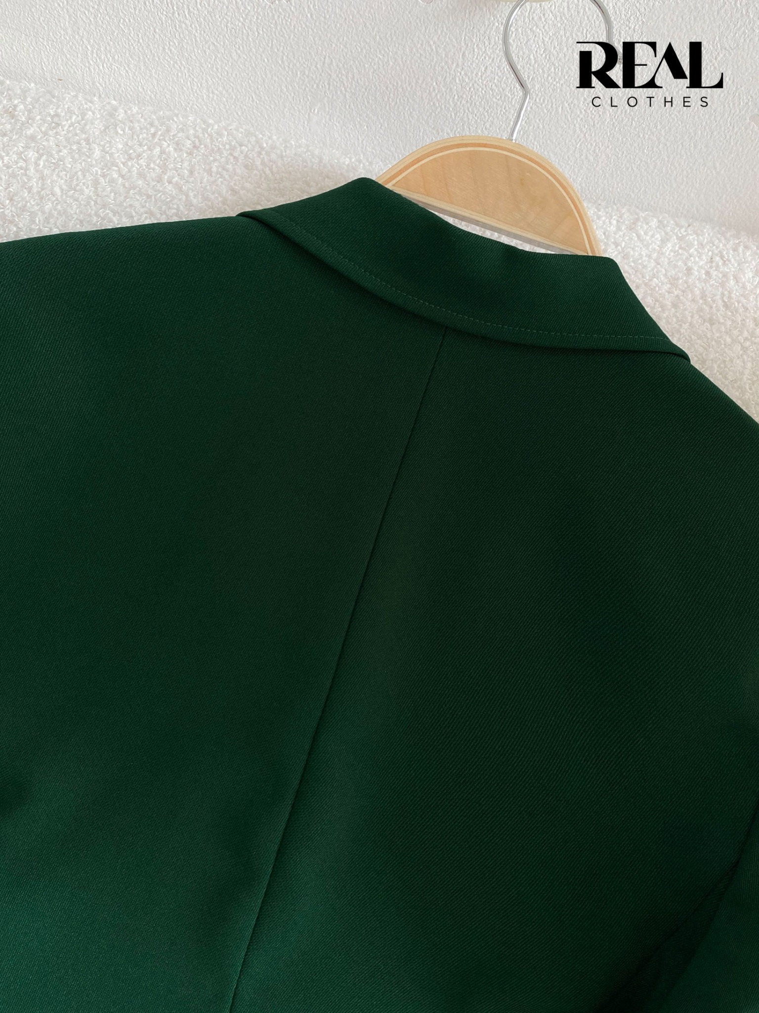 Blazer 2 lớp xanh lá