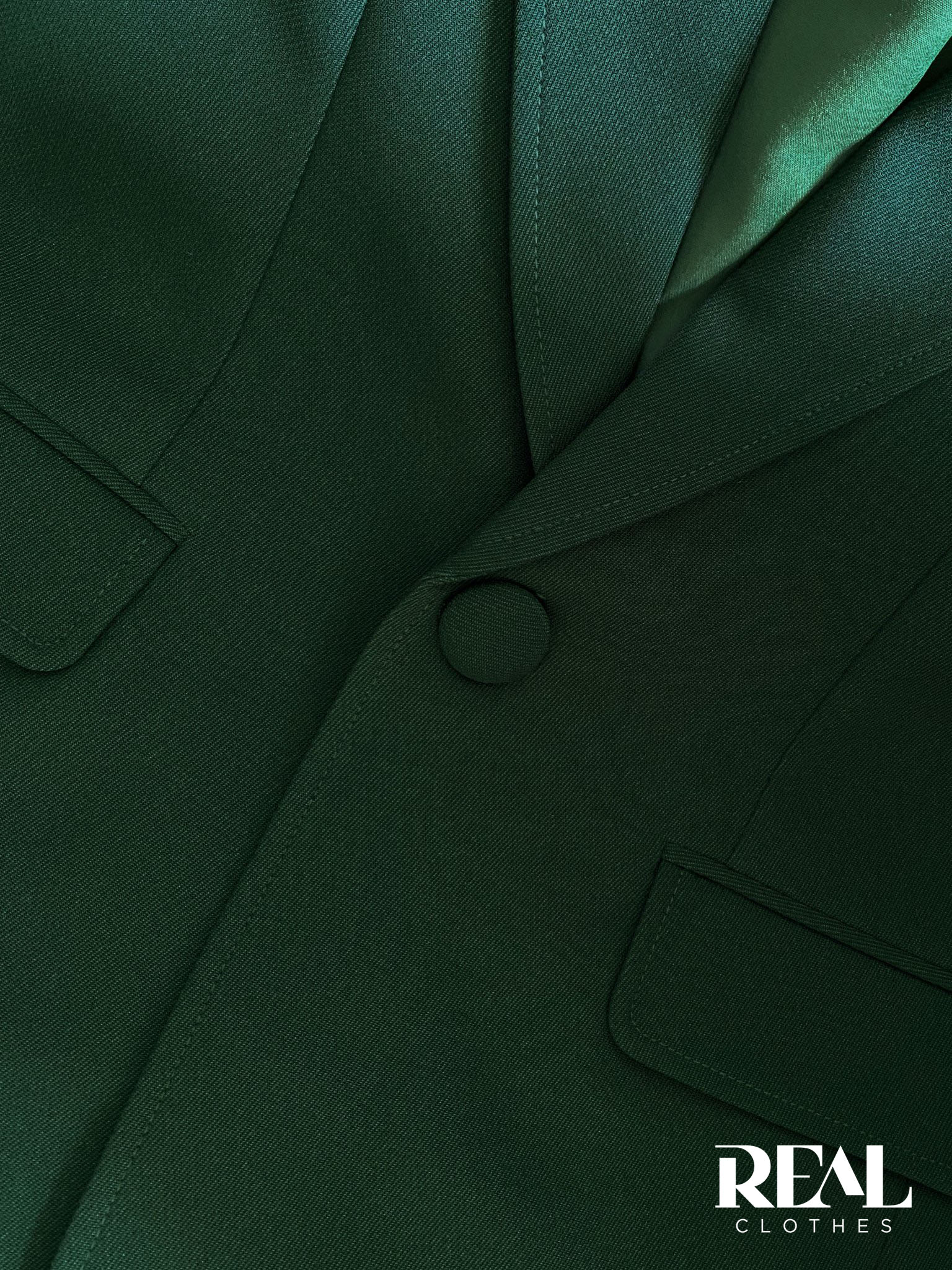 Blazer 2 lớp xanh lá