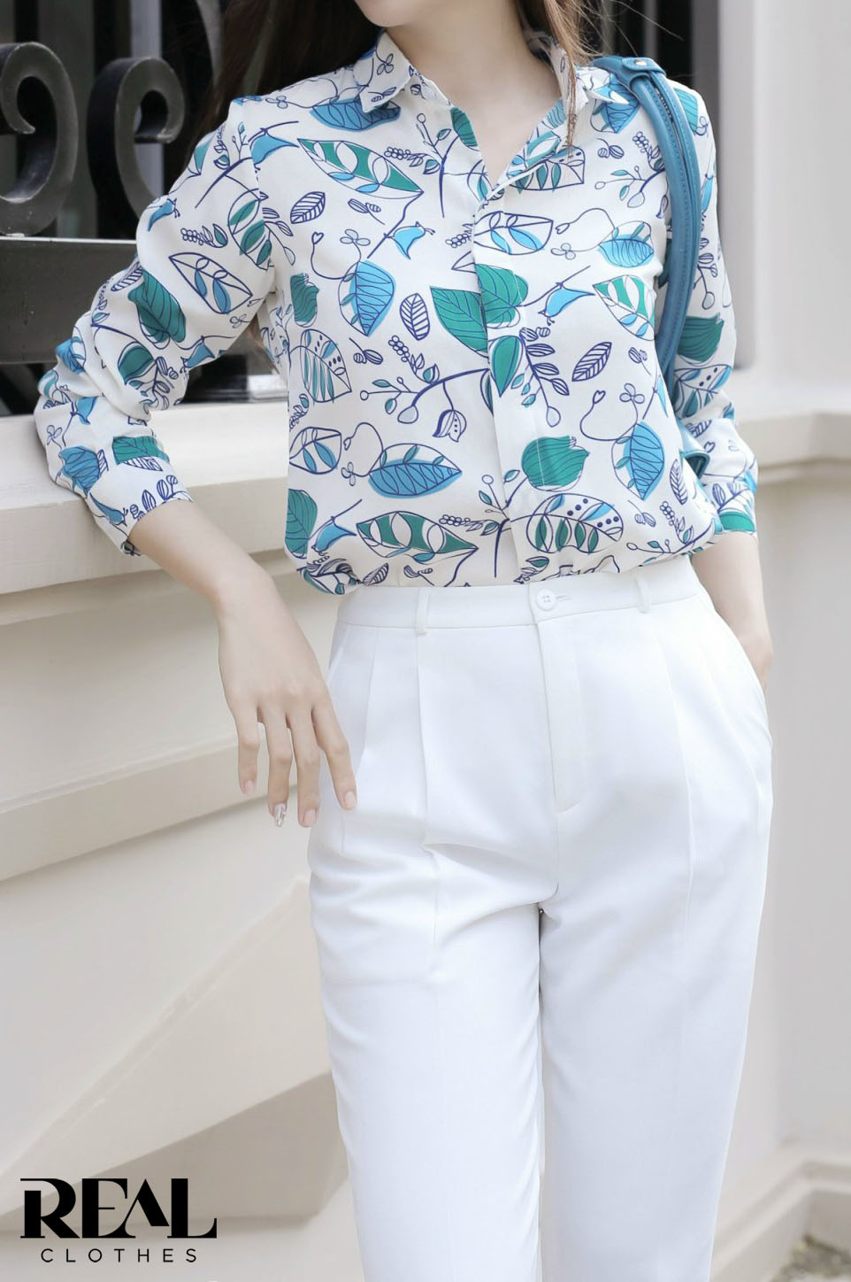 Quần lưng cao cindy trắng SALE