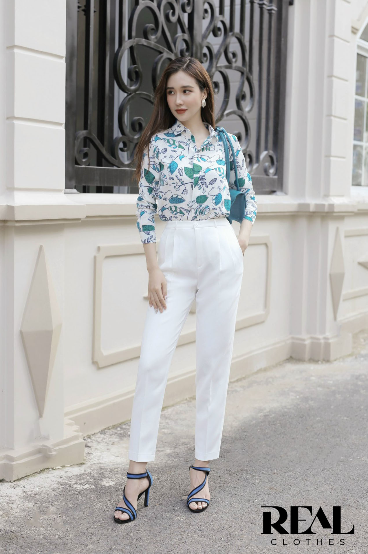 Quần lưng cao cindy trắng SALE