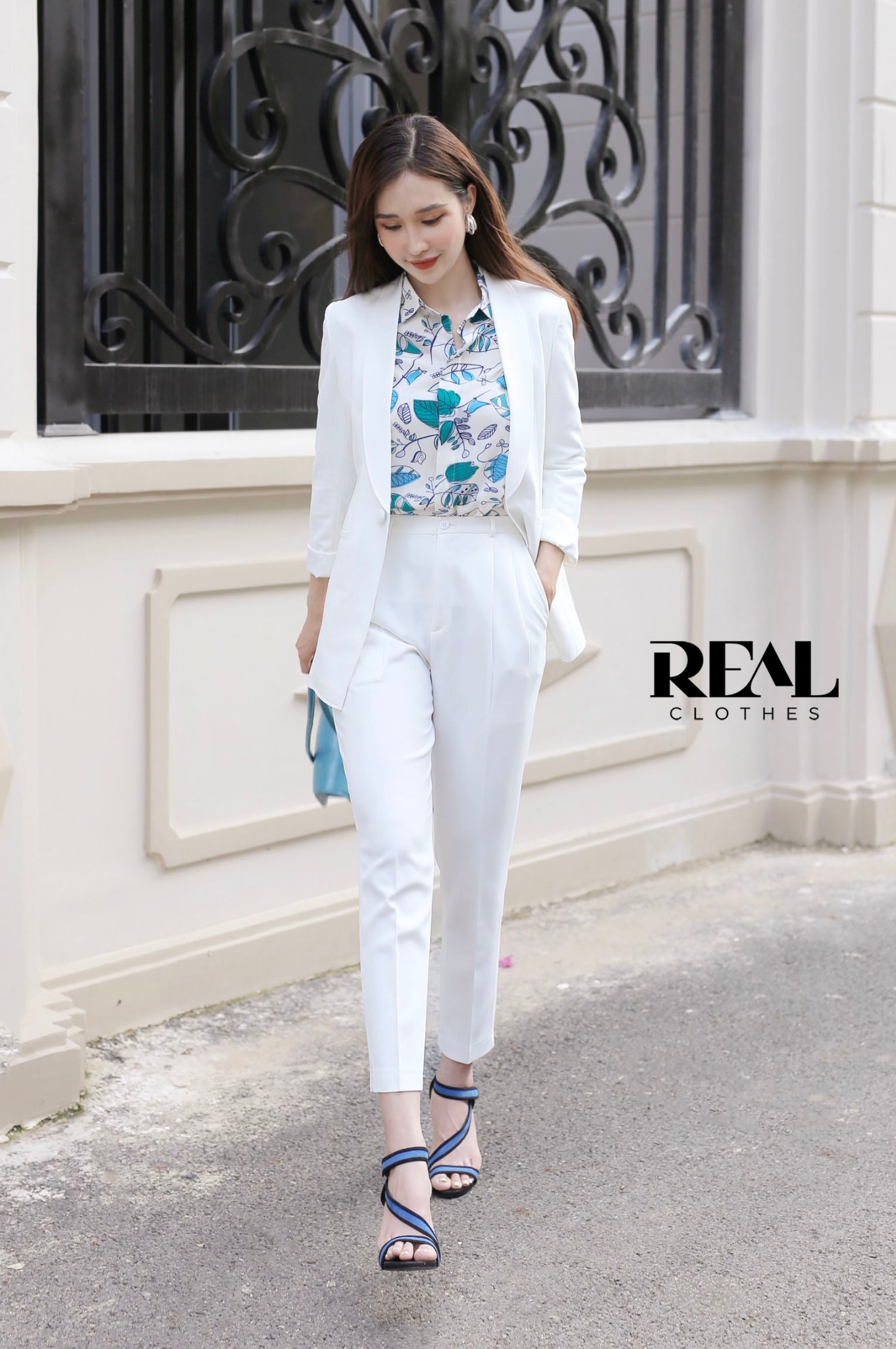 Quần lưng cao cindy trắng SALE